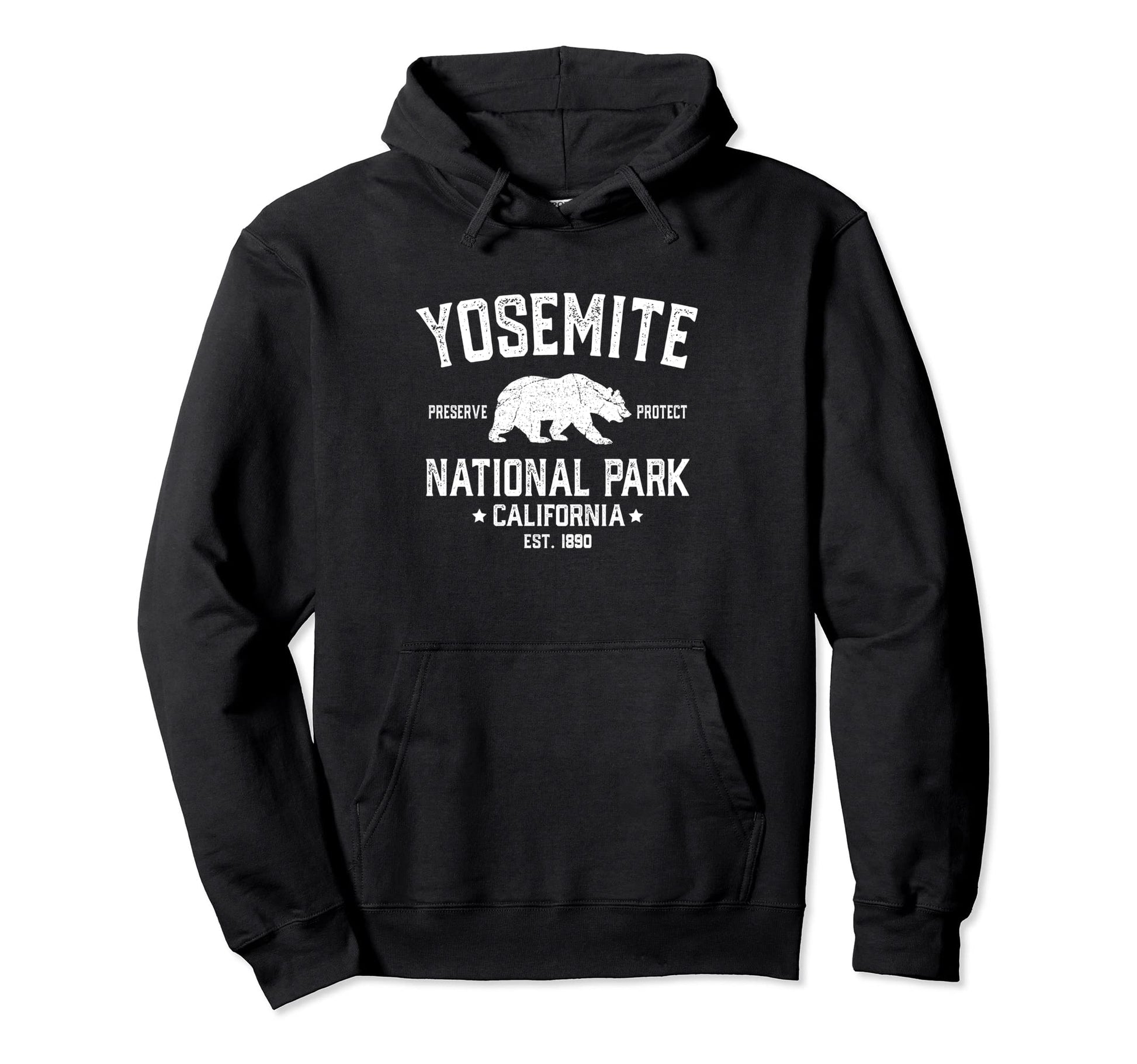 Yosemite Bear California Ca National Hoodie - Graphic Print for Adults - T-Shirt, Sweatshirt, Hoodie