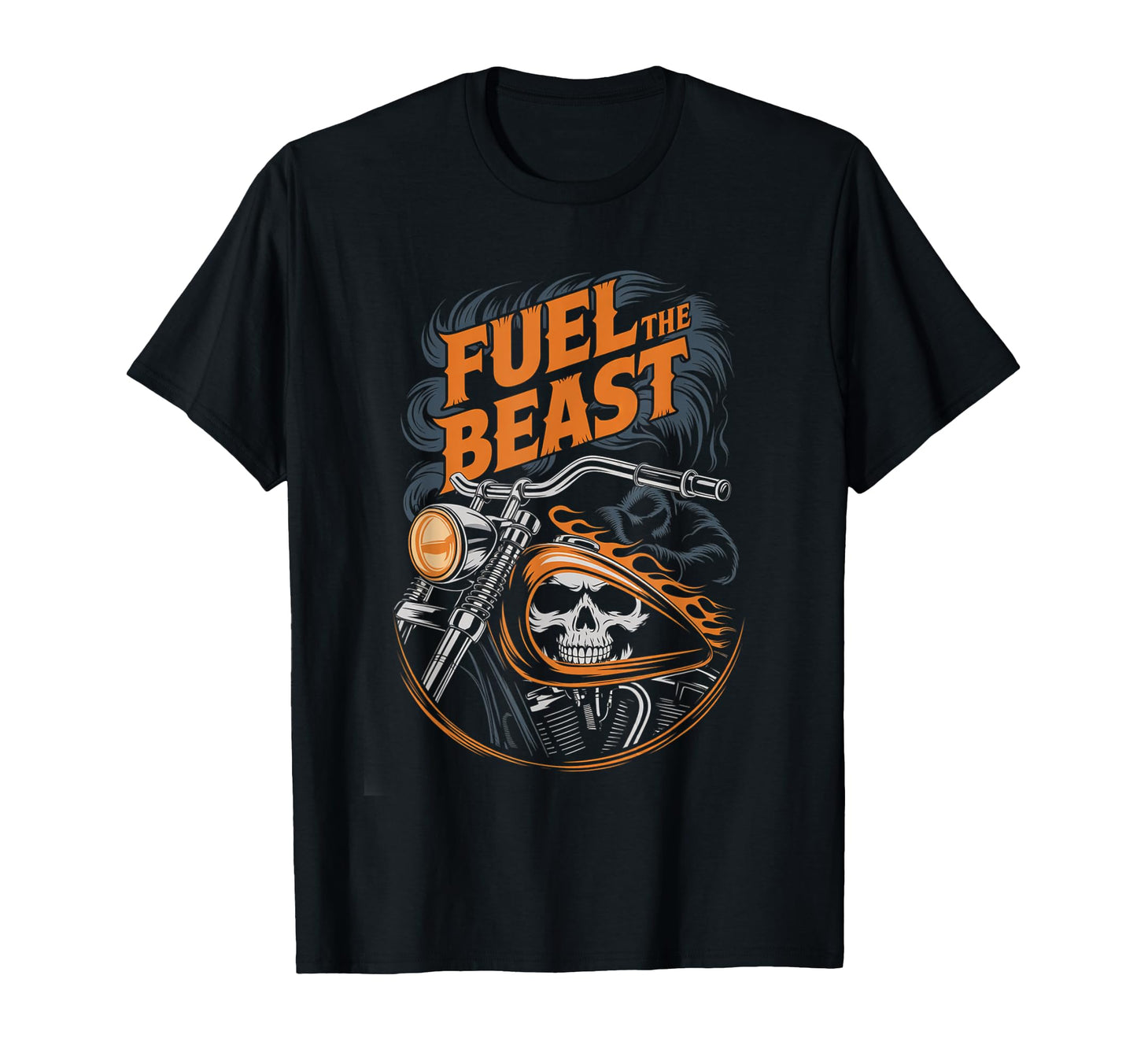 Fuel Beast Motorcycle Biker T-Shirt - Fun Novelty Design Men Women - T-Shirt, Sweatshirt, Hoodie