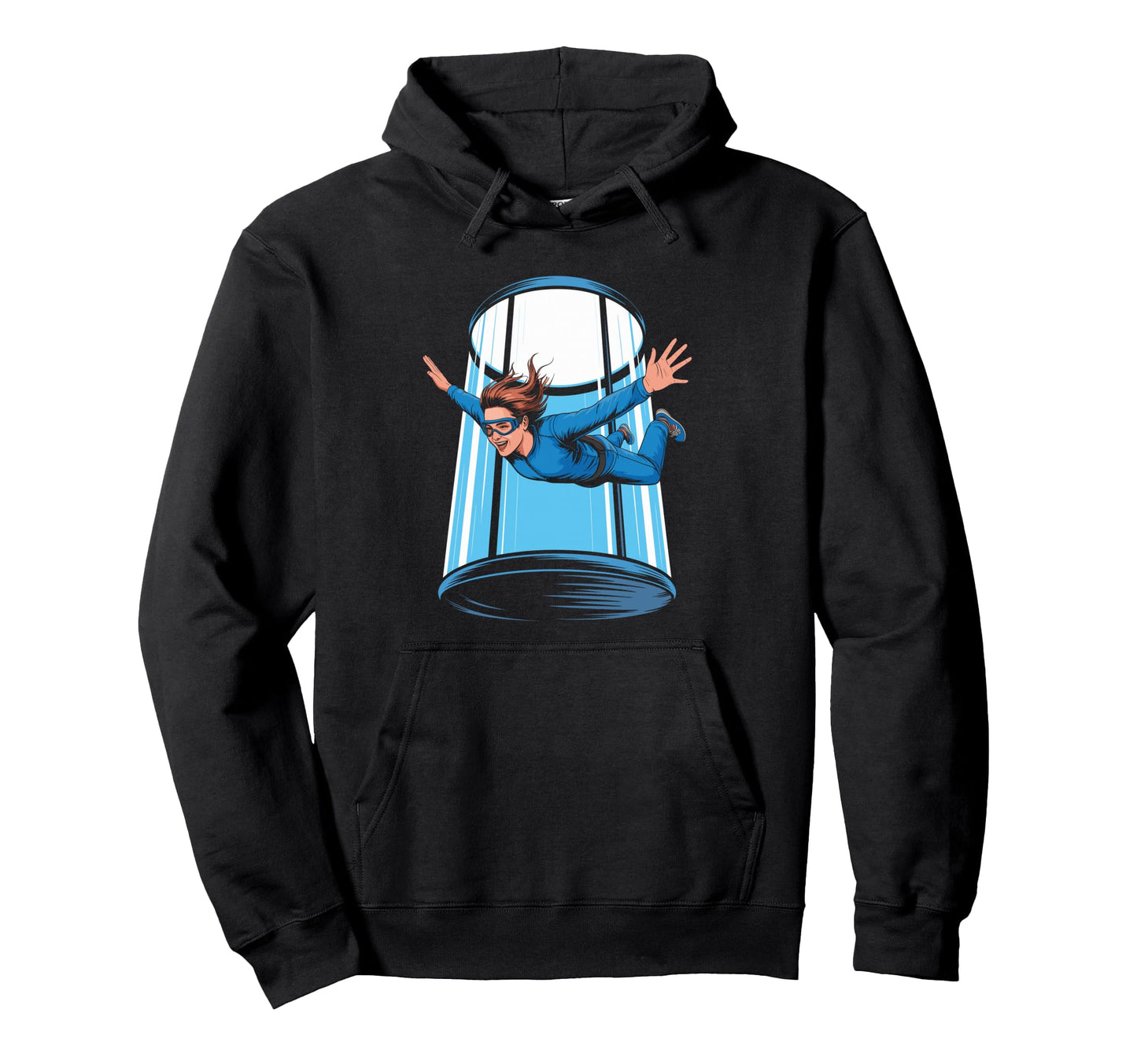 Scuba Diver Cylinder Rainbow Gradient Hoodie - Minimalist Print Men Women - T-Shirt, Sweatshirt, Hoodie