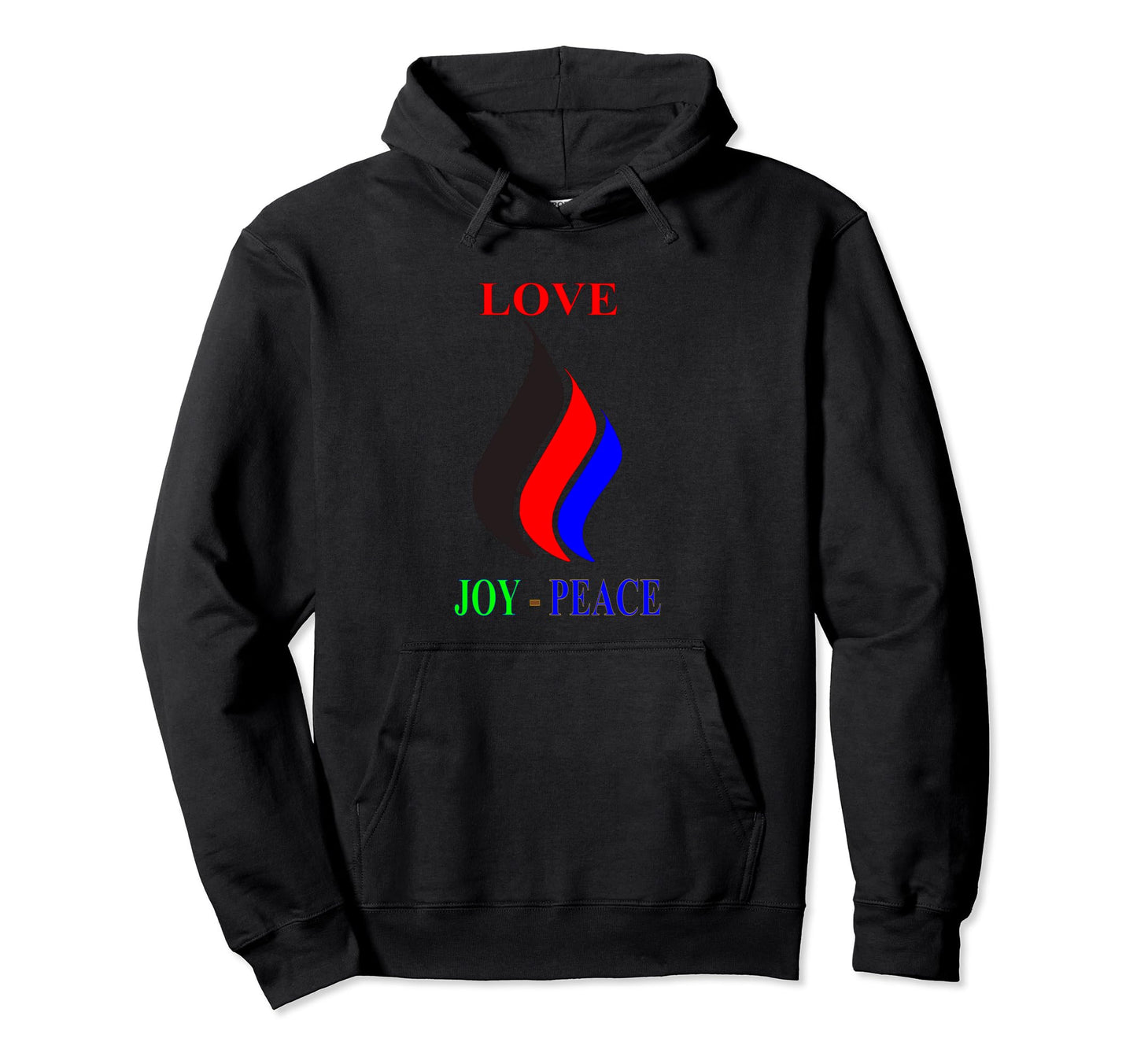Elzon Summer Love Joy Peace Hoodie - Trendy Graphic Unisex - T-Shirt, Sweatshirt, Hoodie