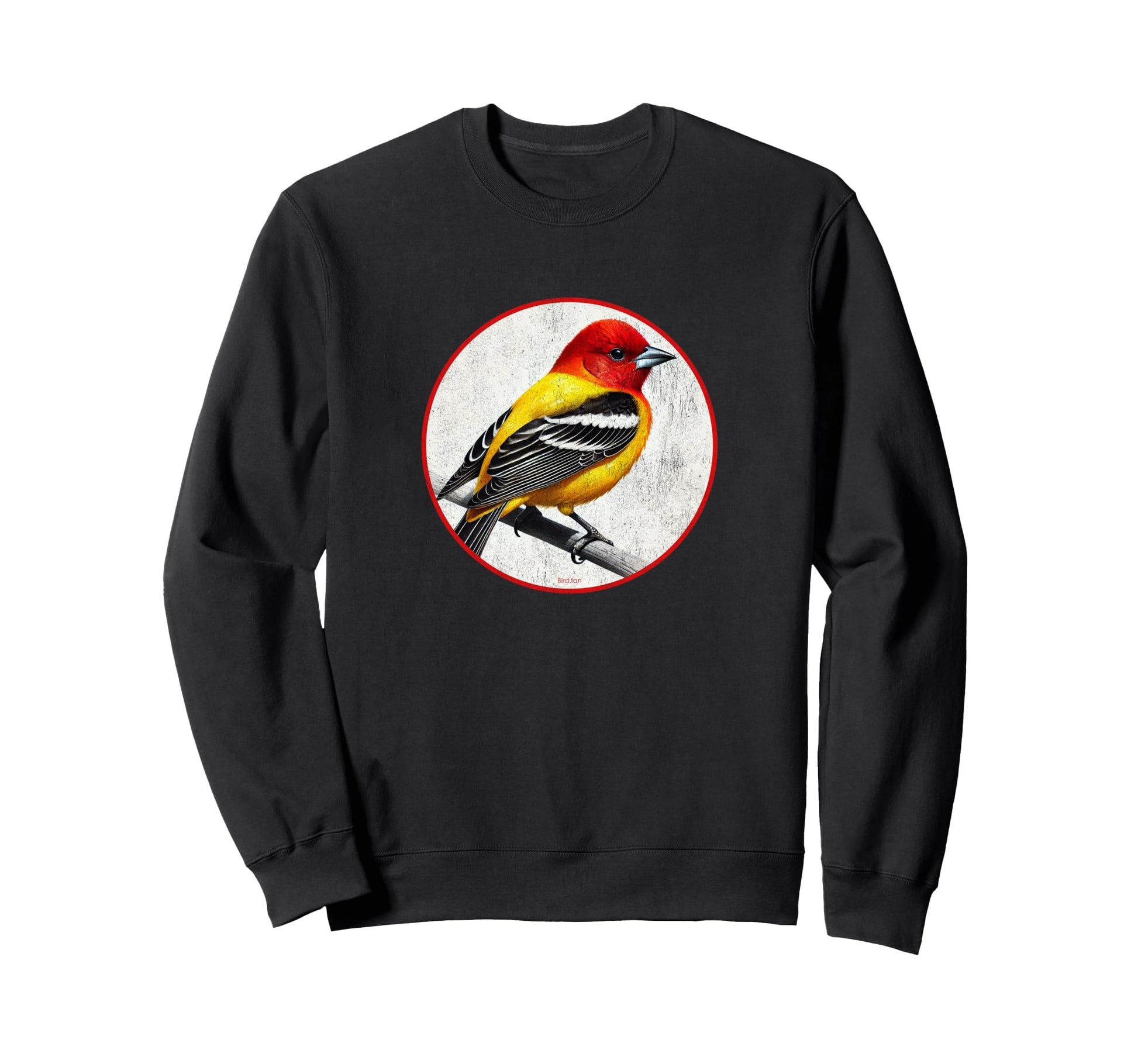 Colorful Western Tanager Bird Sweatshirt - Fun Novelty Design Unisex - T-Shirt, Sweatshirt, Hoodie