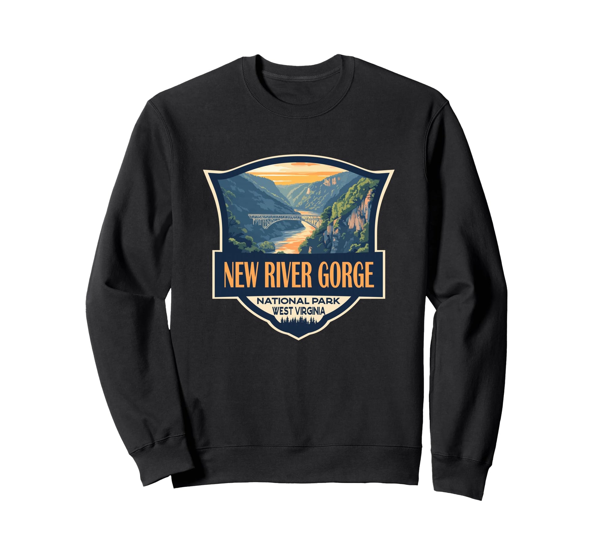 New River Gorge National Park Sweatshirt - Graphic Print Men Women - T-Shirt, Sweatshirt, Hoodie