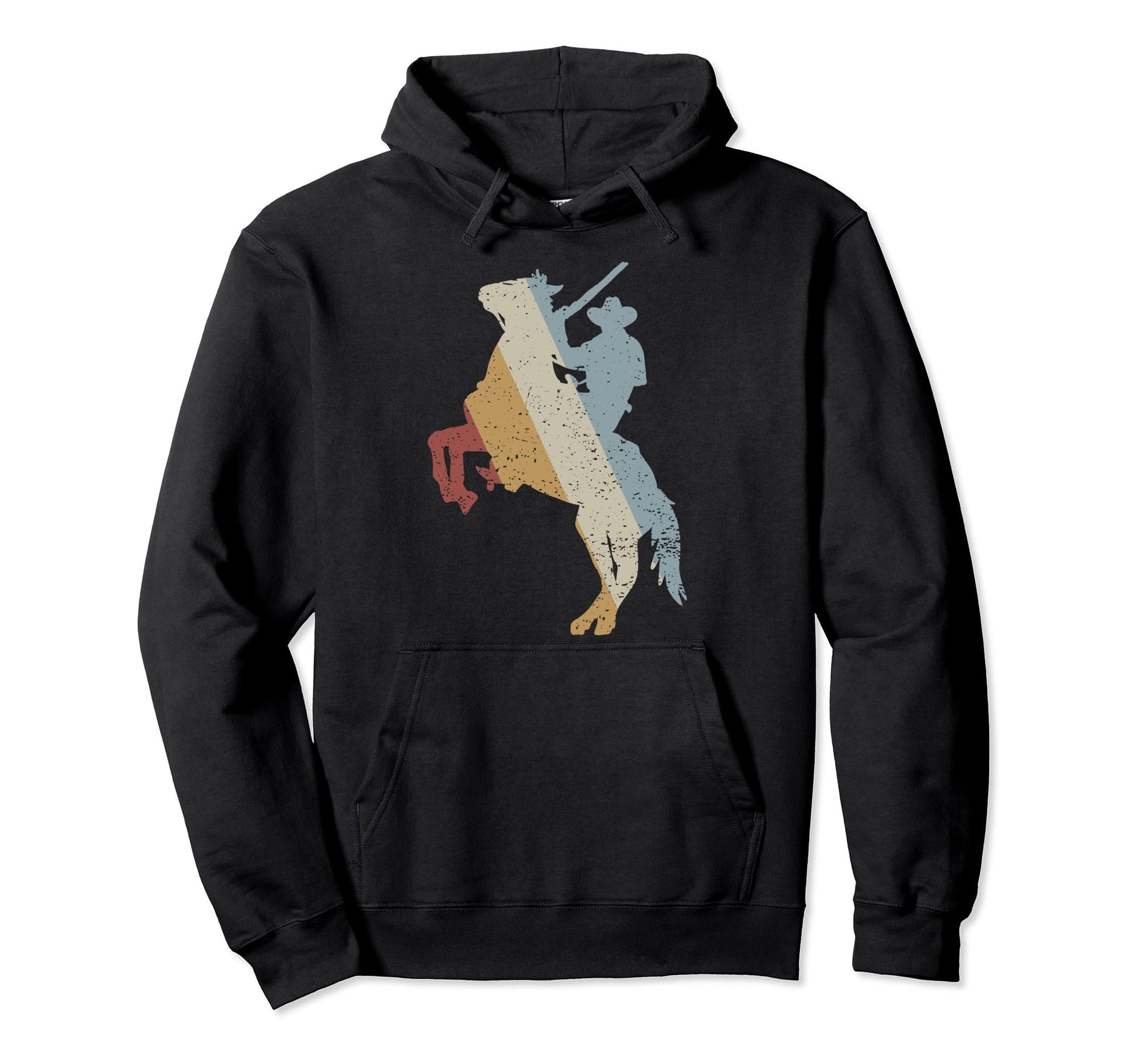 Cowboy Horse Pesade Hoodie - Trendy Graphic Unisex - T-Shirt, Sweatshirt, Hoodie