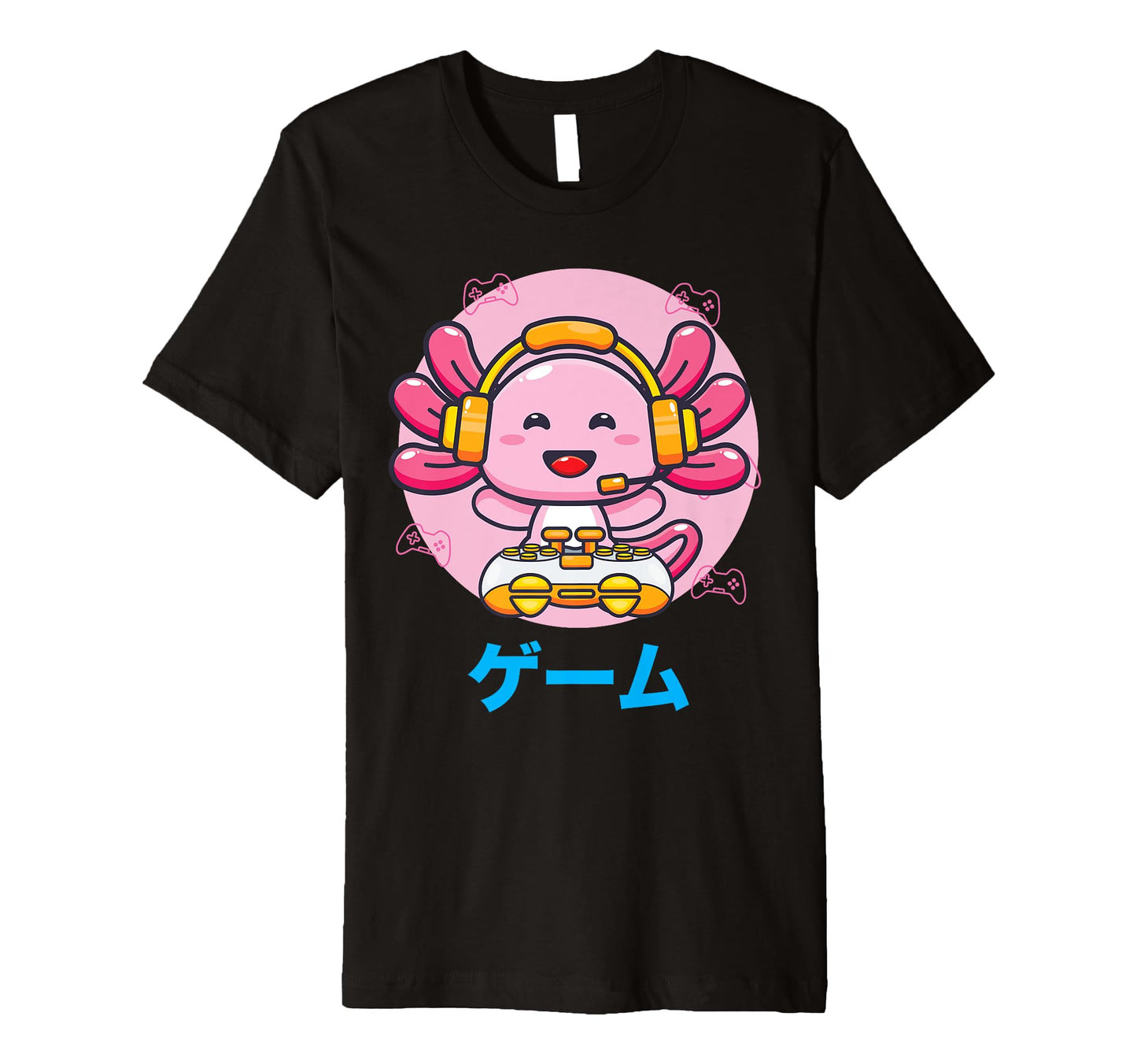 Axolotl Video Gaming Vaporwave Aesthetics T-Shirt - Novelty Apparel Unisex - T-Shirt, Sweatshirt, Hoodie