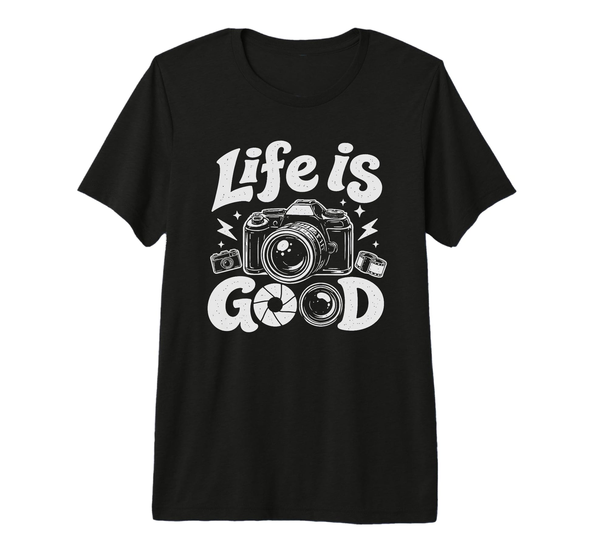 Photographer Life Photography Good T-Shirt - Unique Graphic for Adults - T-Shirt, Sweatshirt, Hoodie