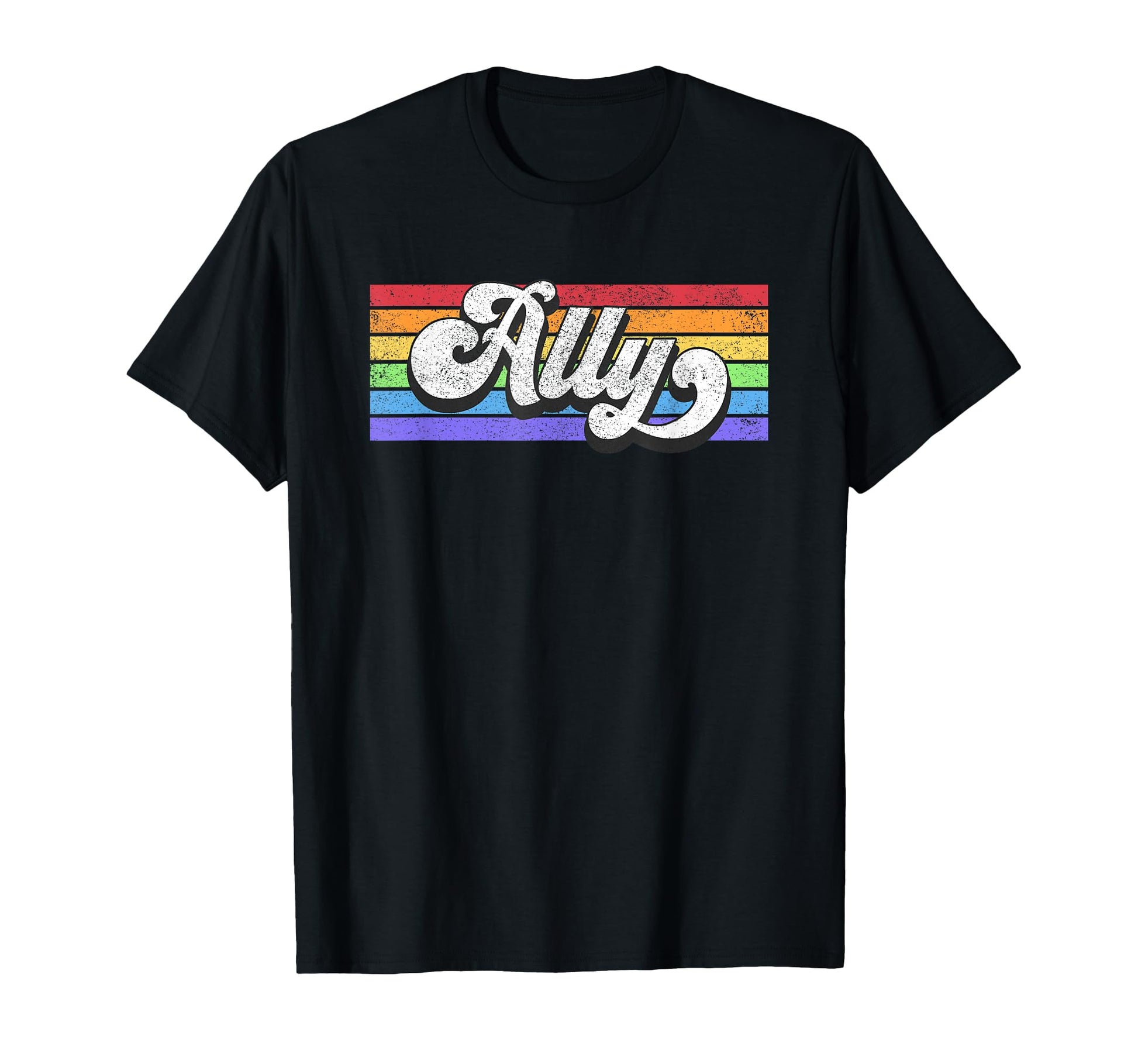 Lgbtq Ally Rainbow Pride T-Shirt - Trendy Graphic Men Women - T-Shirt, Sweatshirt, Hoodie