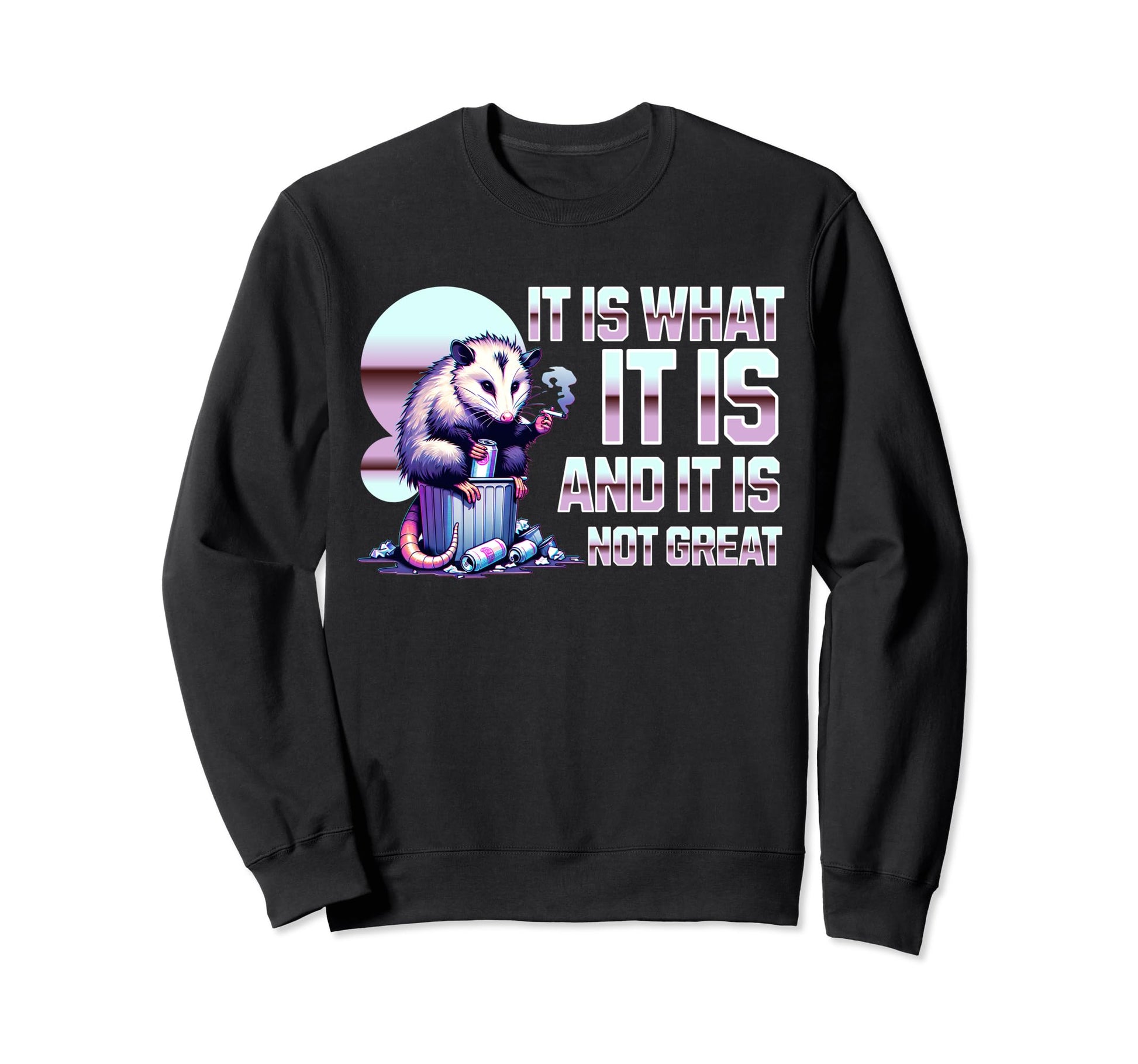 Funny Possum Meme Pastel Vaporwave Sweatshirt - Minimalist Print Unisex - T-Shirt, Sweatshirt, Hoodie