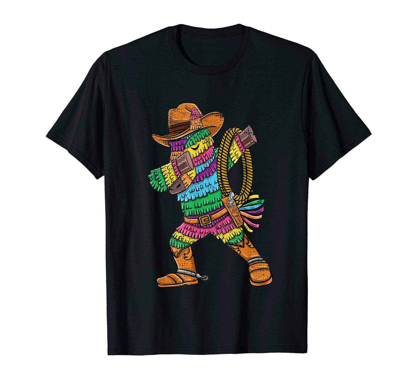 Dabbing Cowboy Pinata T-Shirt - Custom Art Print Unisex - T-Shirt, Sweatshirt, Hoodie