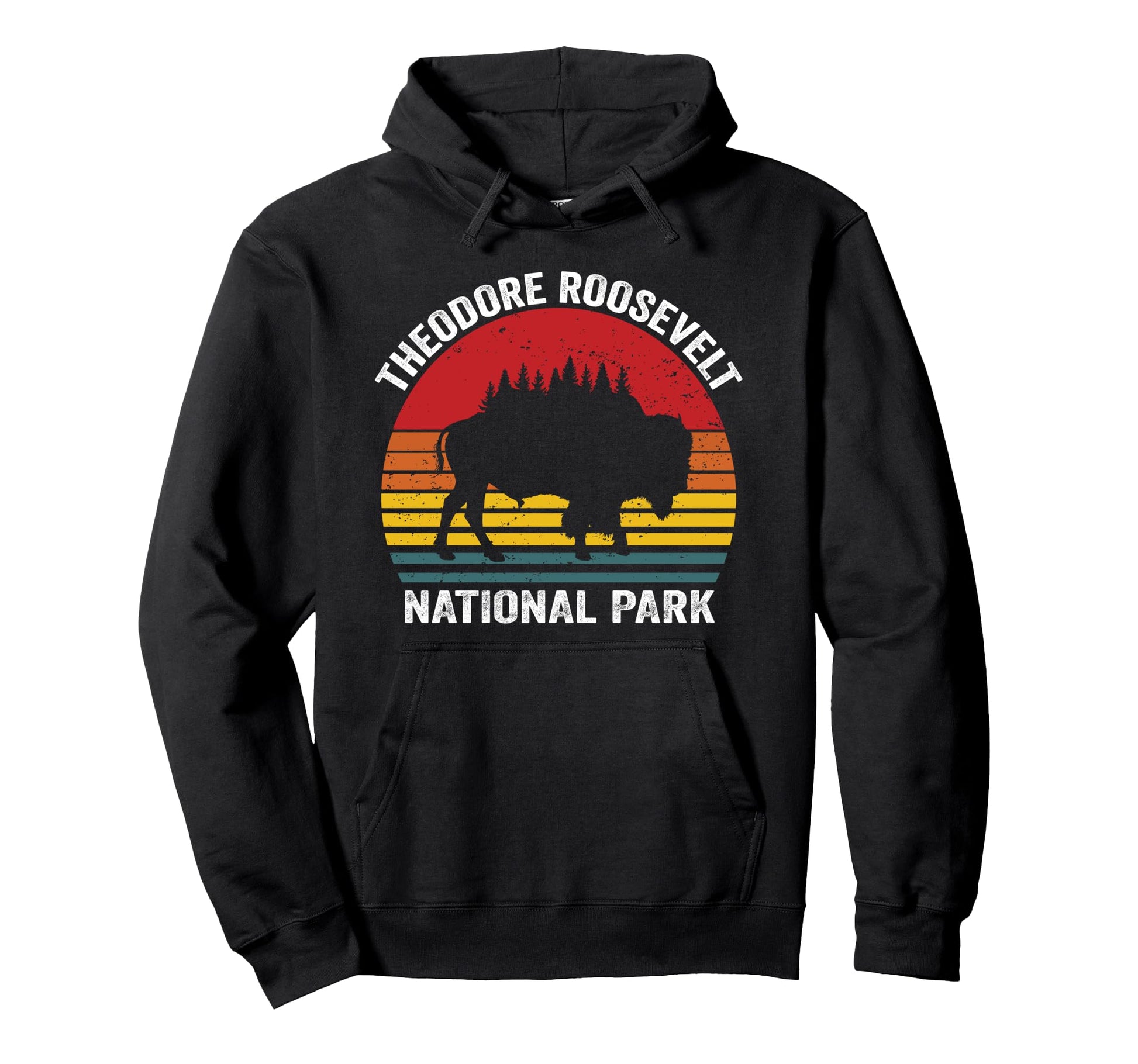 Us Theodore Roosevelt National Park Hoodie - Minimalist Print for Adults - T-Shirt, Sweatshirt, Hoodie