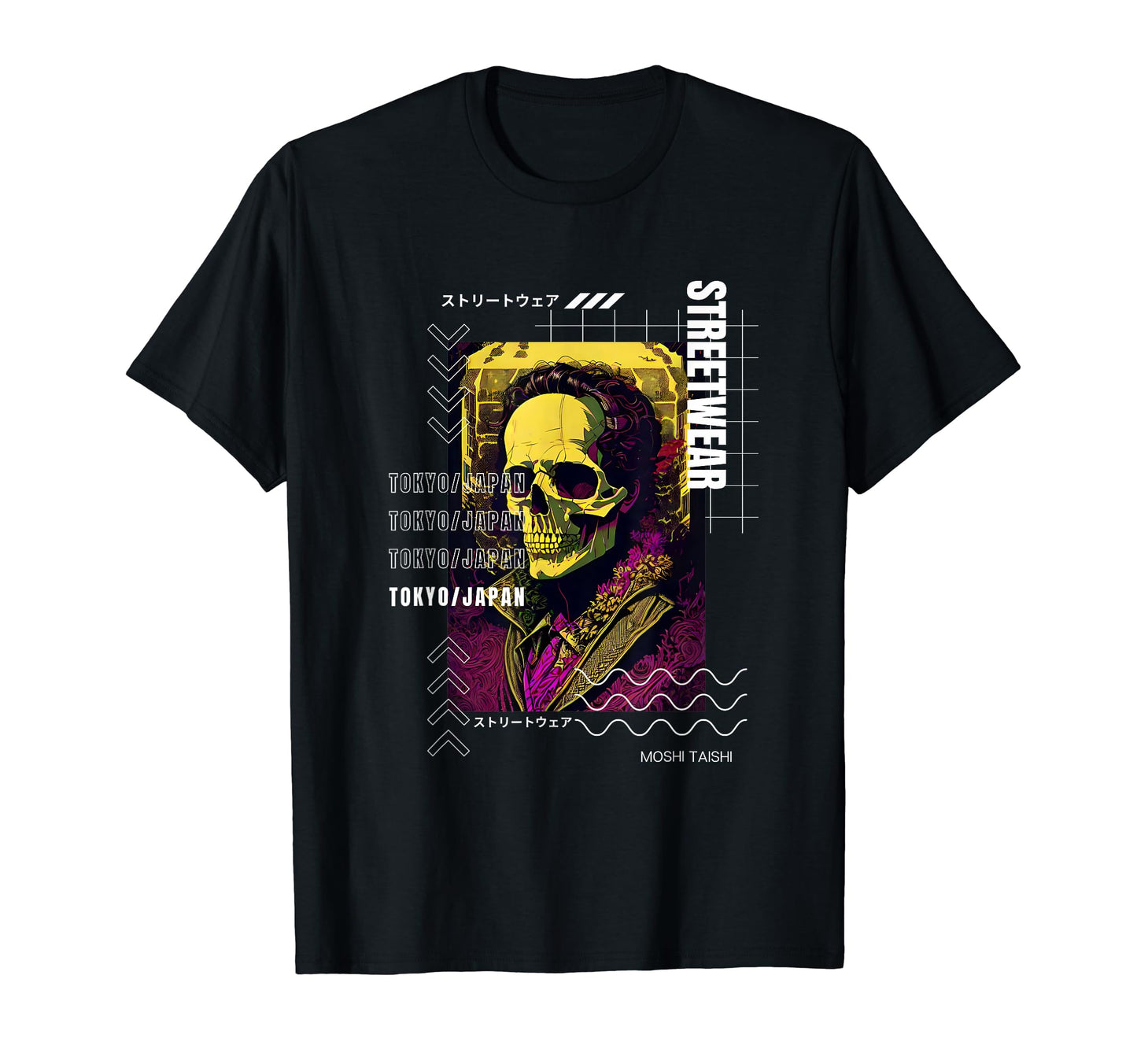 Japanese Streetwear Vaporwave T-Shirt - Casual Everyday Wear for Adults - T-Shirt, Sweatshirt, Hoodie