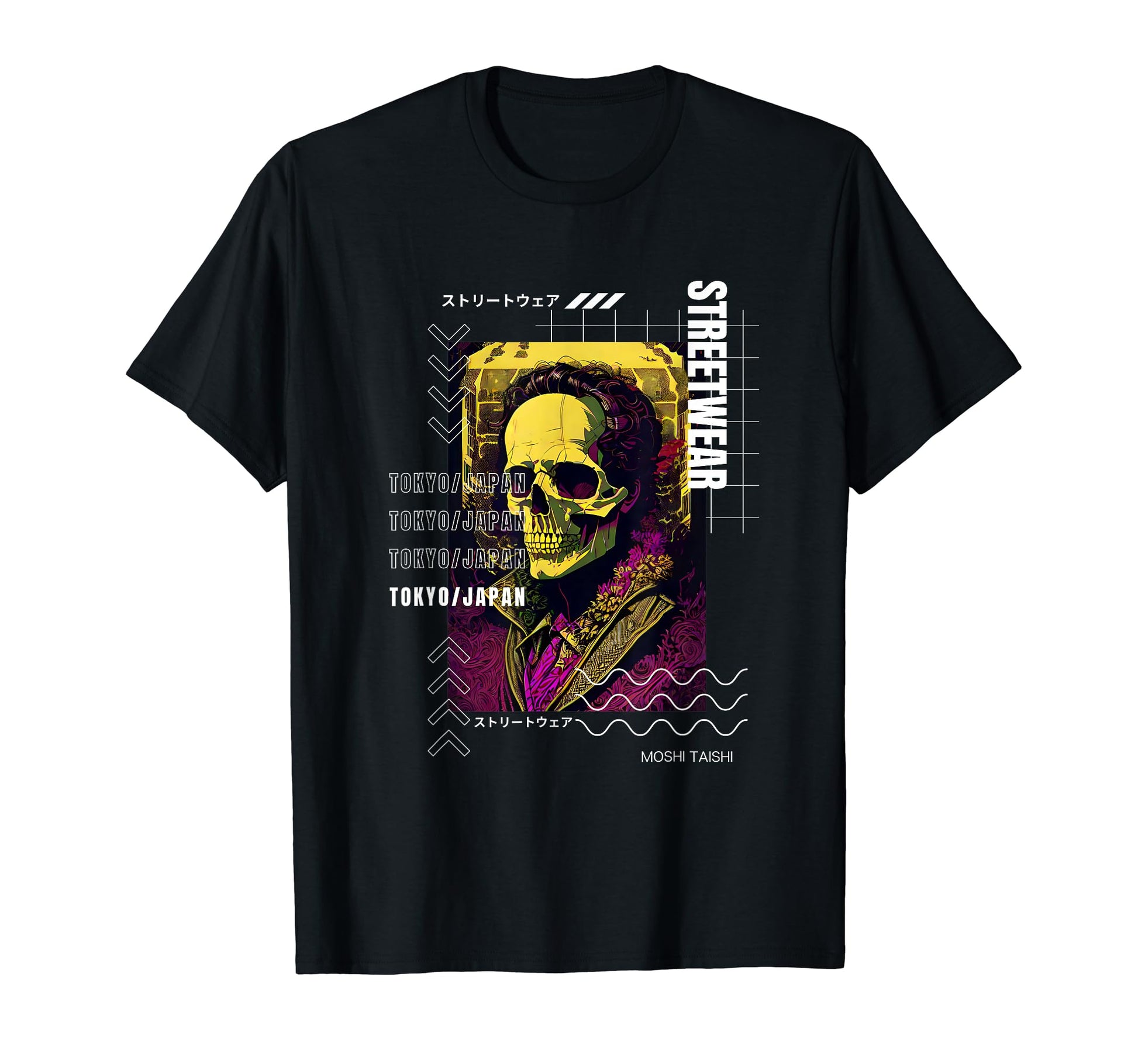 Japanese Streetwear Vaporwave T-Shirt - Casual Everyday Wear for Adults - T-Shirt, Sweatshirt, Hoodie