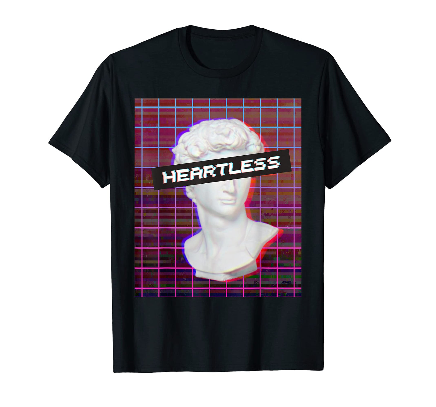 Heartless Aesthetic Roman Bust T-Shirt - Novelty Apparel for Adults - T-Shirt, Sweatshirt, Hoodie