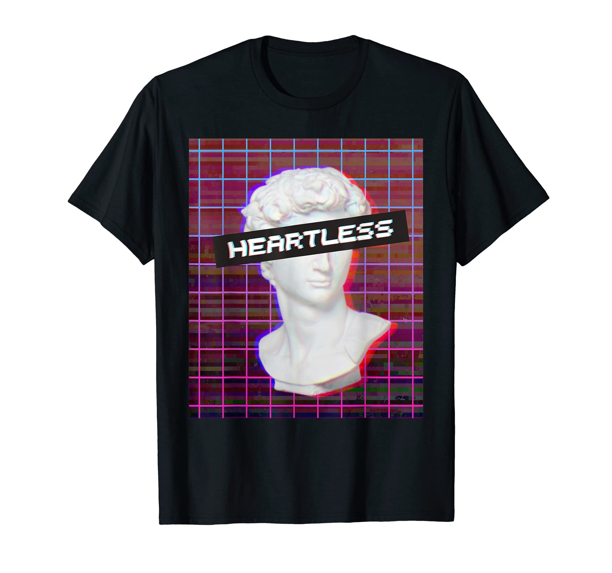 Heartless Aesthetic Roman Bust T-Shirt - Novelty Apparel for Adults - T-Shirt, Sweatshirt, Hoodie