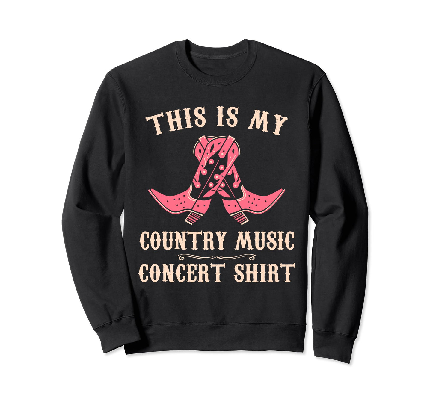 Country Concert Western Sweatshirt - Custom Art Print Men Women - T-Shirt, Sweatshirt, Hoodie