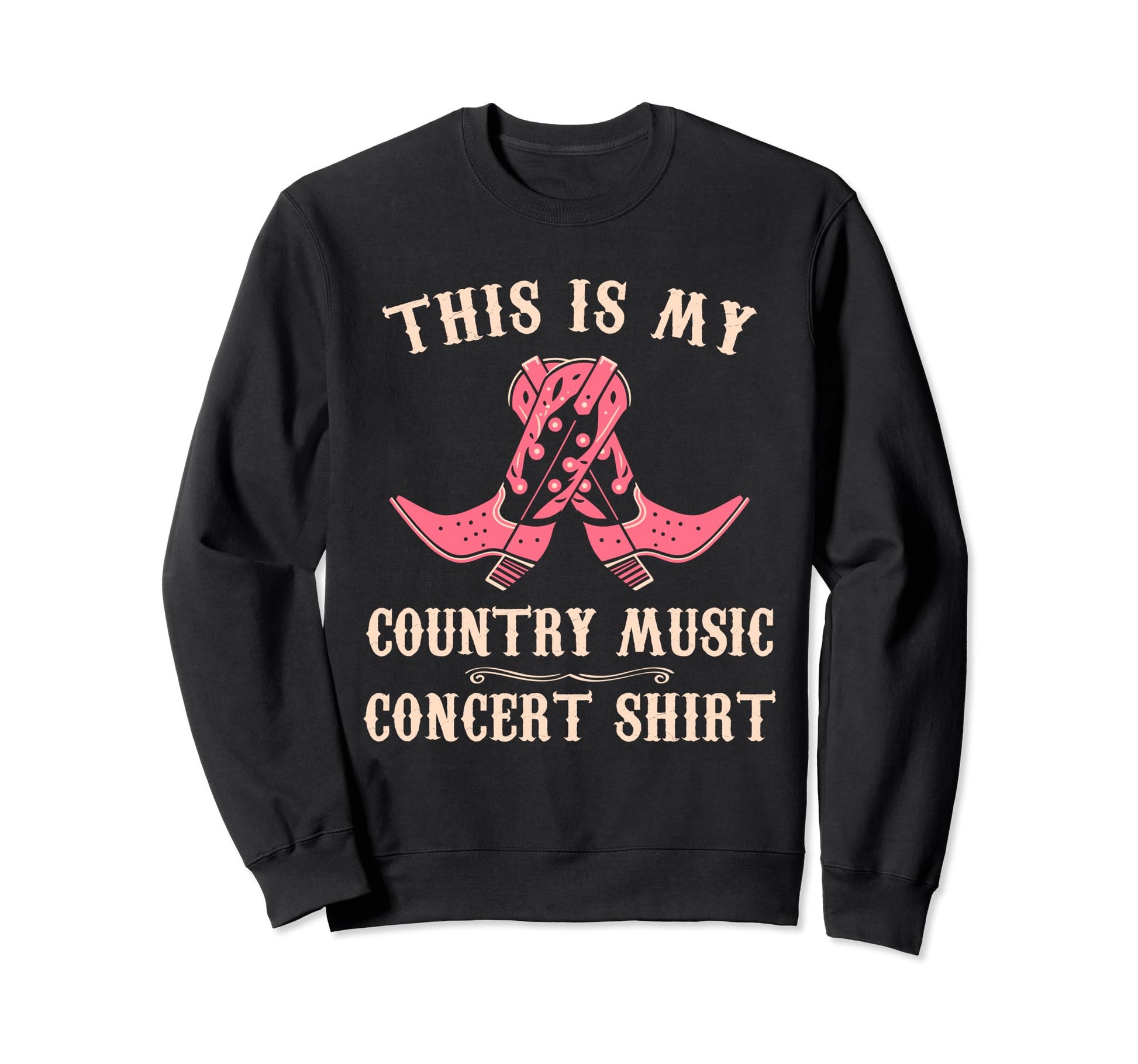 Country Concert Western Sweatshirt - Custom Art Print Men Women - T-Shirt, Sweatshirt, Hoodie