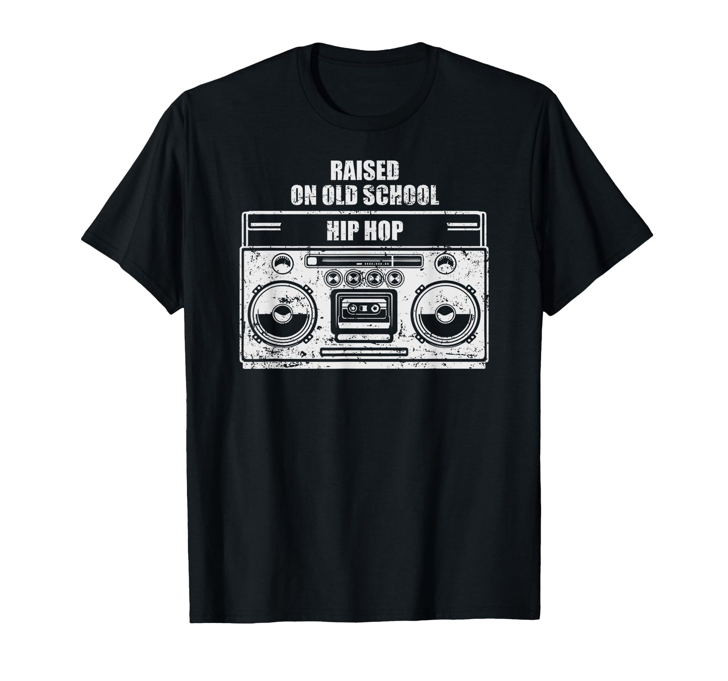 Raised Old School Hip Hop Funny T-Shirt - Aesthetic Graphic Men Women - T-Shirt, Sweatshirt, Hoodie