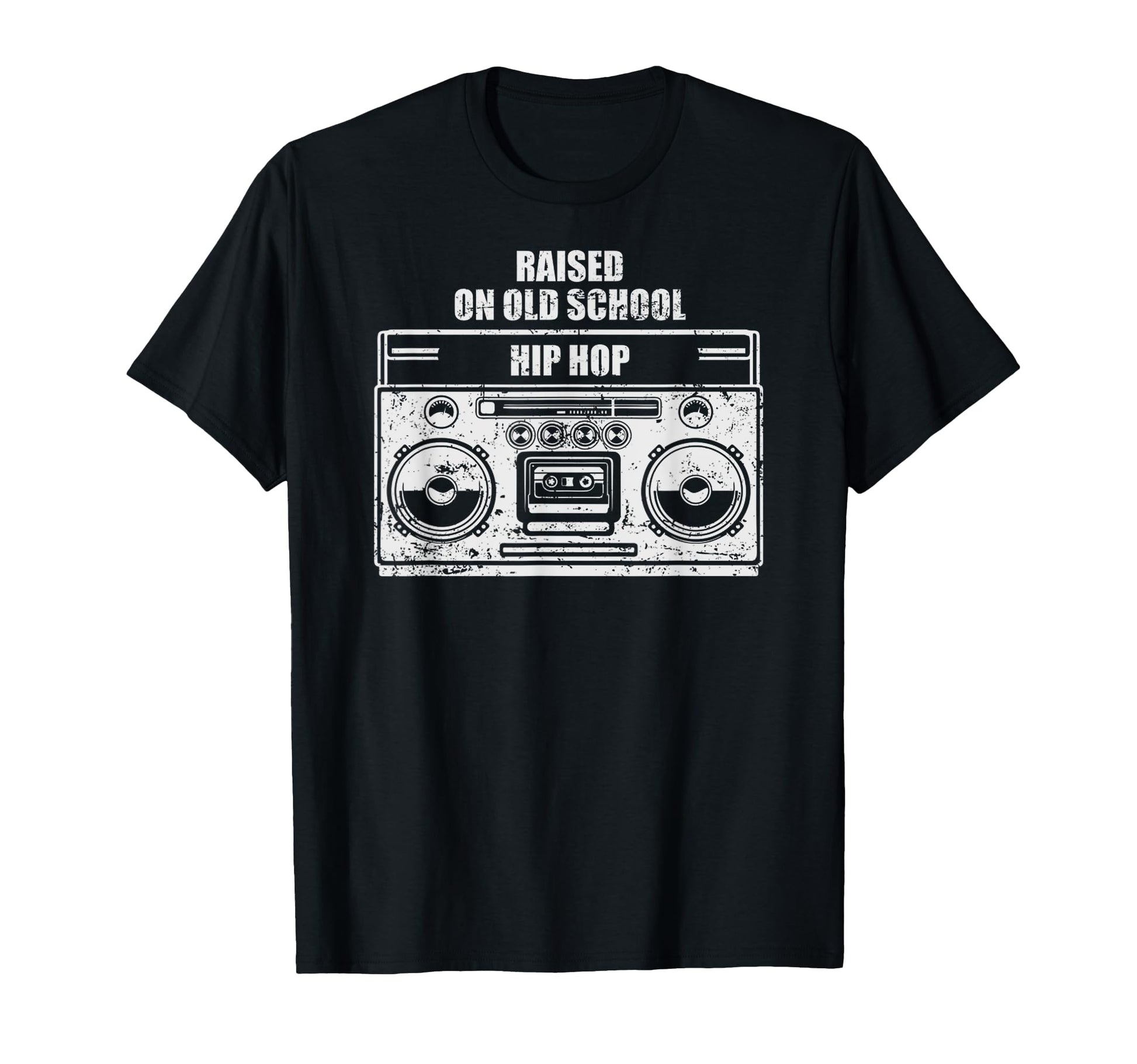 Raised Old School Hip Hop Funny T-Shirt - Aesthetic Graphic Men Women - T-Shirt, Sweatshirt, Hoodie