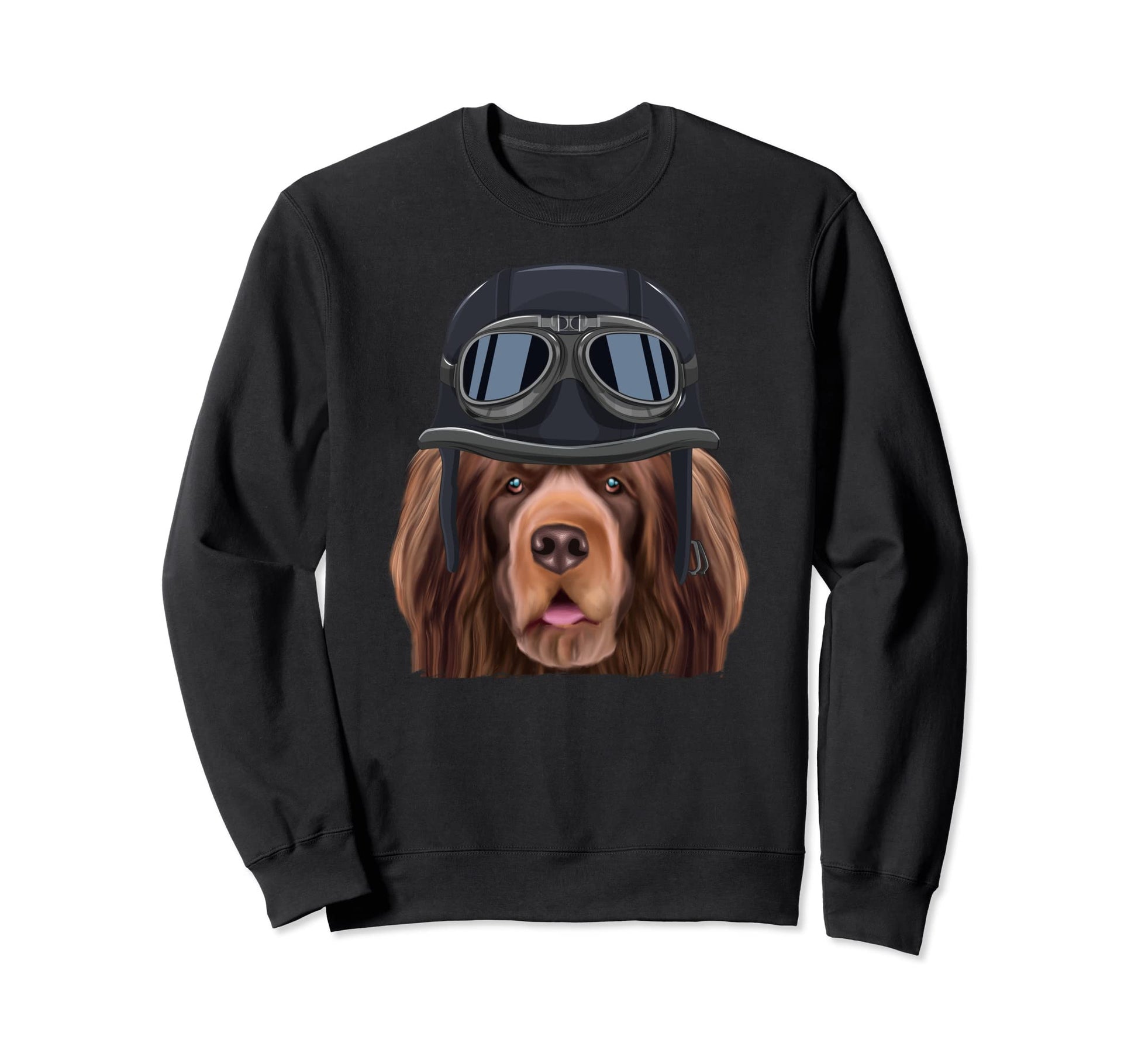Funny Motorcycle Helmet Sussex Sweatshirt - Unique Graphic Men Women - T-Shirt, Sweatshirt, Hoodie