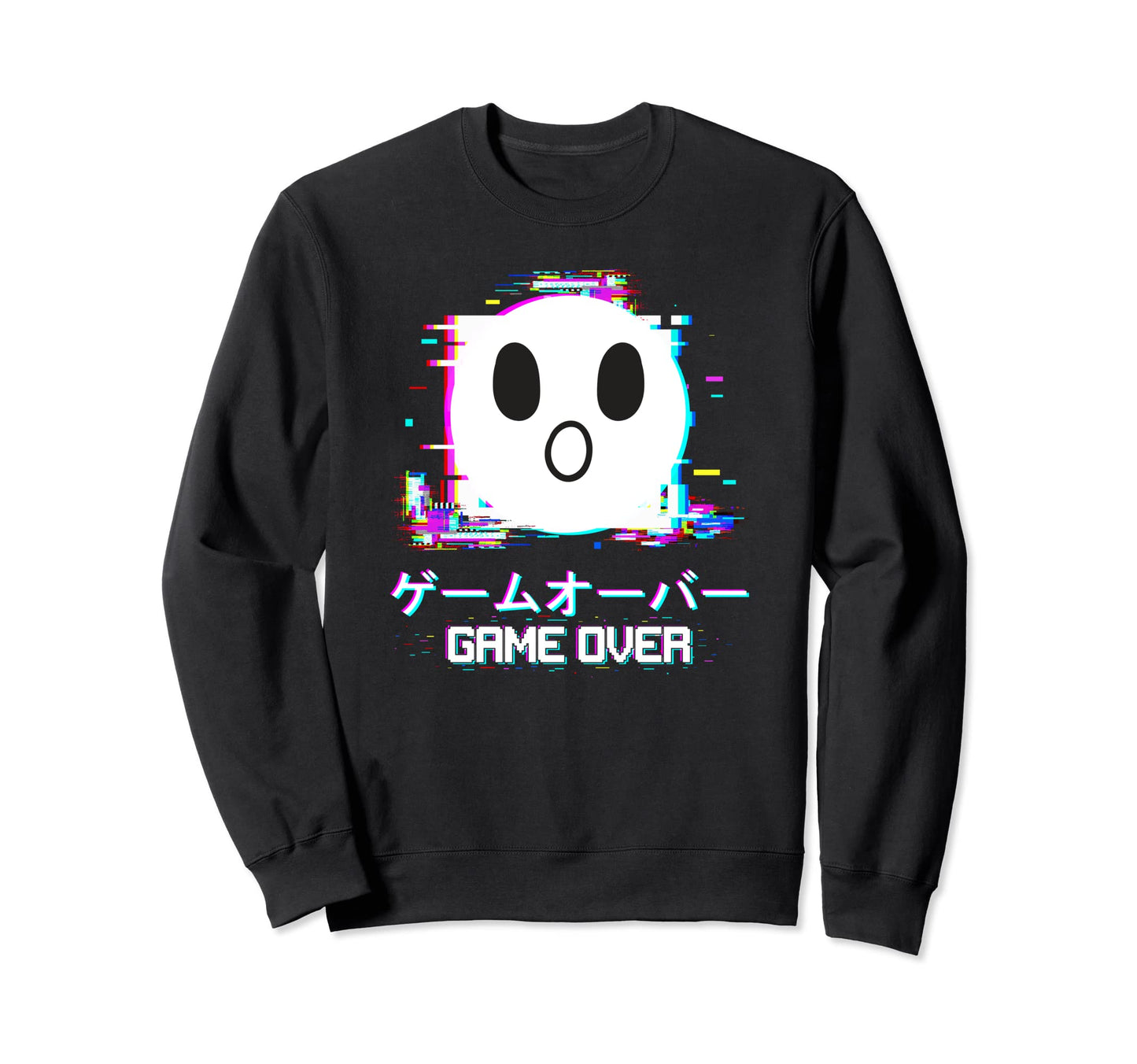 Japanese Vaporwave Glitch Sad Anime Sweatshirt - Novelty Apparel Men Women - T-Shirt, Sweatshirt, Hoodie