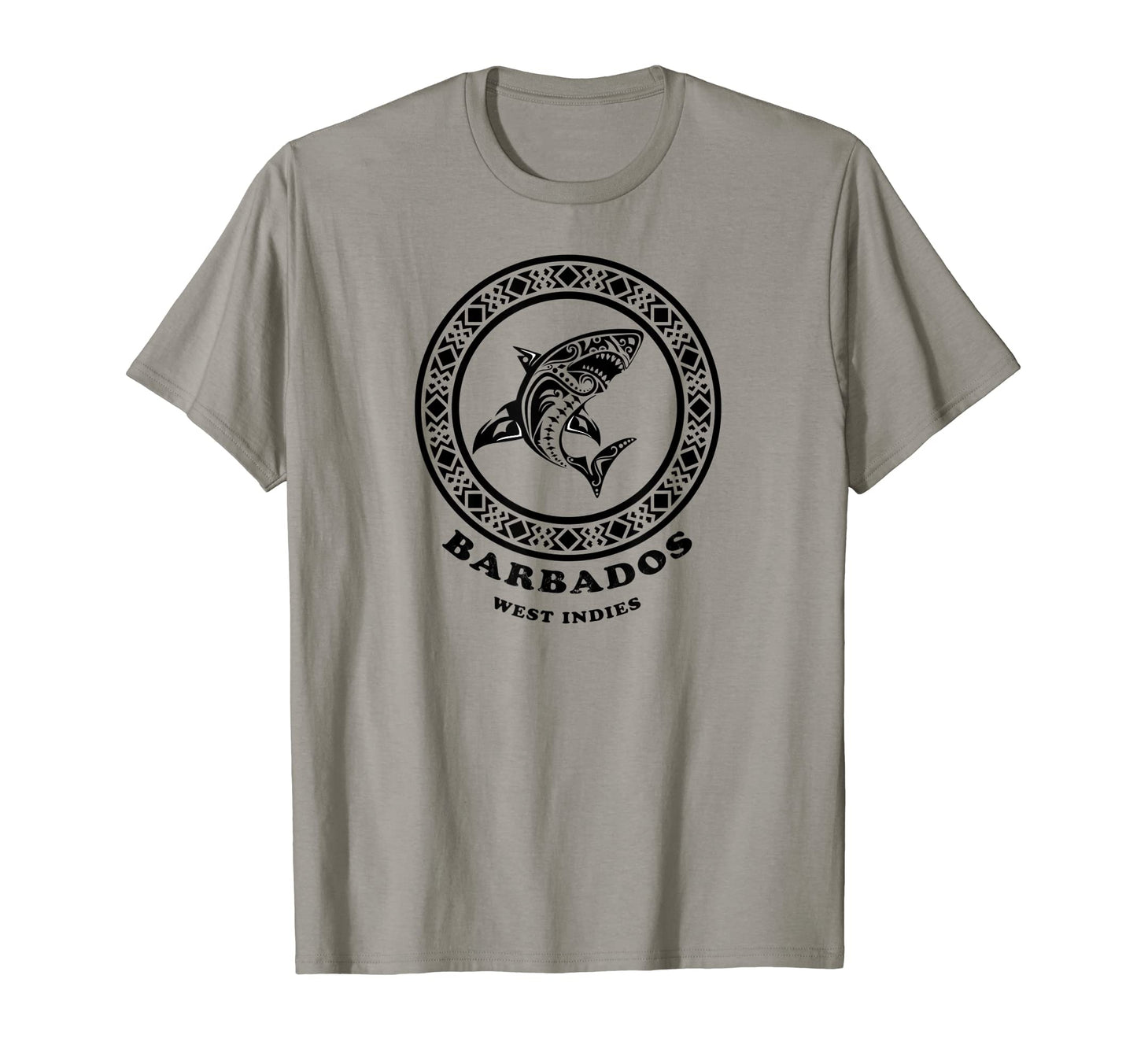Barbados West Indies Tribal Shark T-Shirt - Unique Graphic for Adults - T-Shirt, Sweatshirt, Hoodie