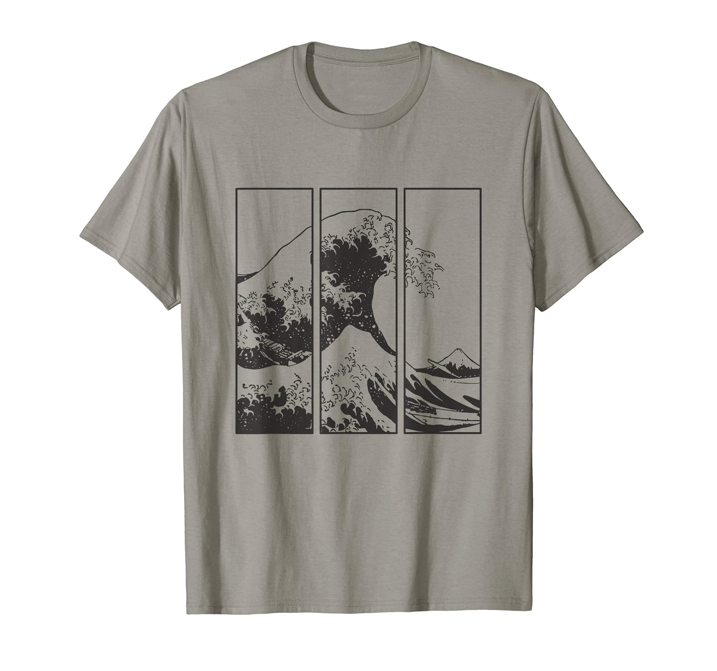 Great Wave Off Kanagawa Japanese T-Shirt - Minimalist Print Unisex - T-Shirt, Sweatshirt, Hoodie