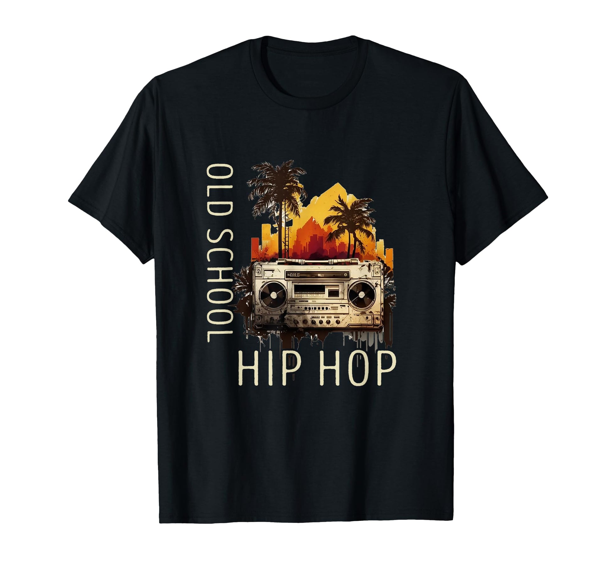 Old School Hip Hop Dance Music 80S T-Shirt - Aesthetic Graphic for Adults - T-Shirt, Sweatshirt, Hoodie