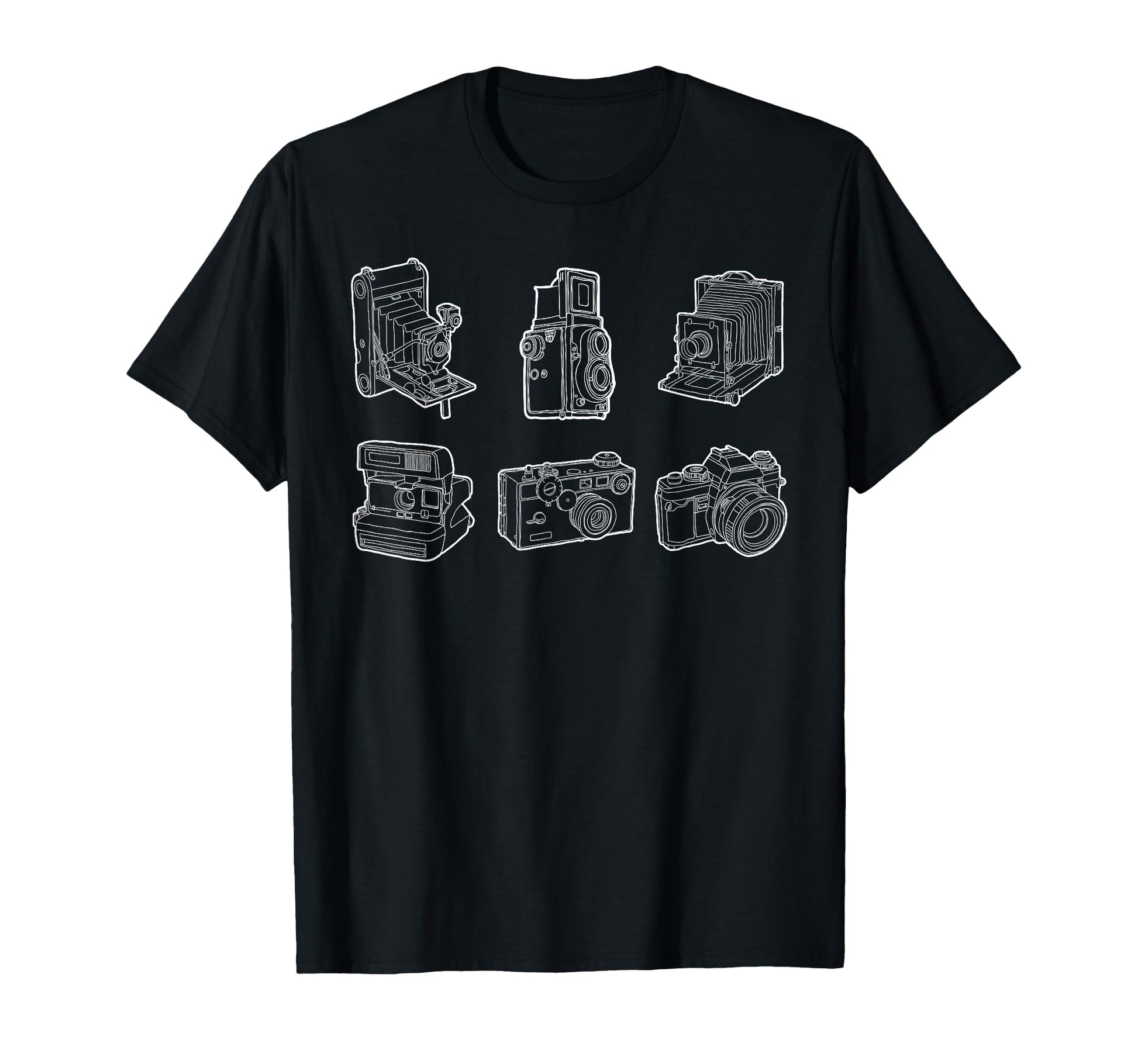 Evolution Camera Photography T-Shirt - Custom Art Print for Adults - T-Shirt, Sweatshirt, Hoodie