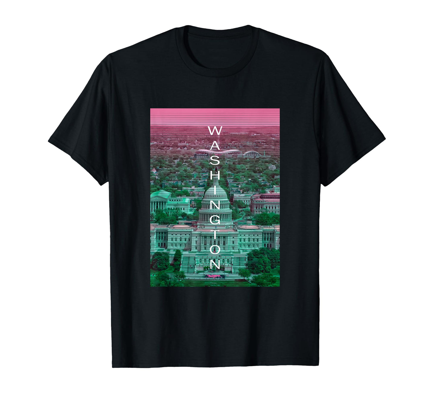 Washington Dc Vaporwave Aesthetic T-Shirt - Streetwear Style Men Women - T-Shirt, Sweatshirt, Hoodie
