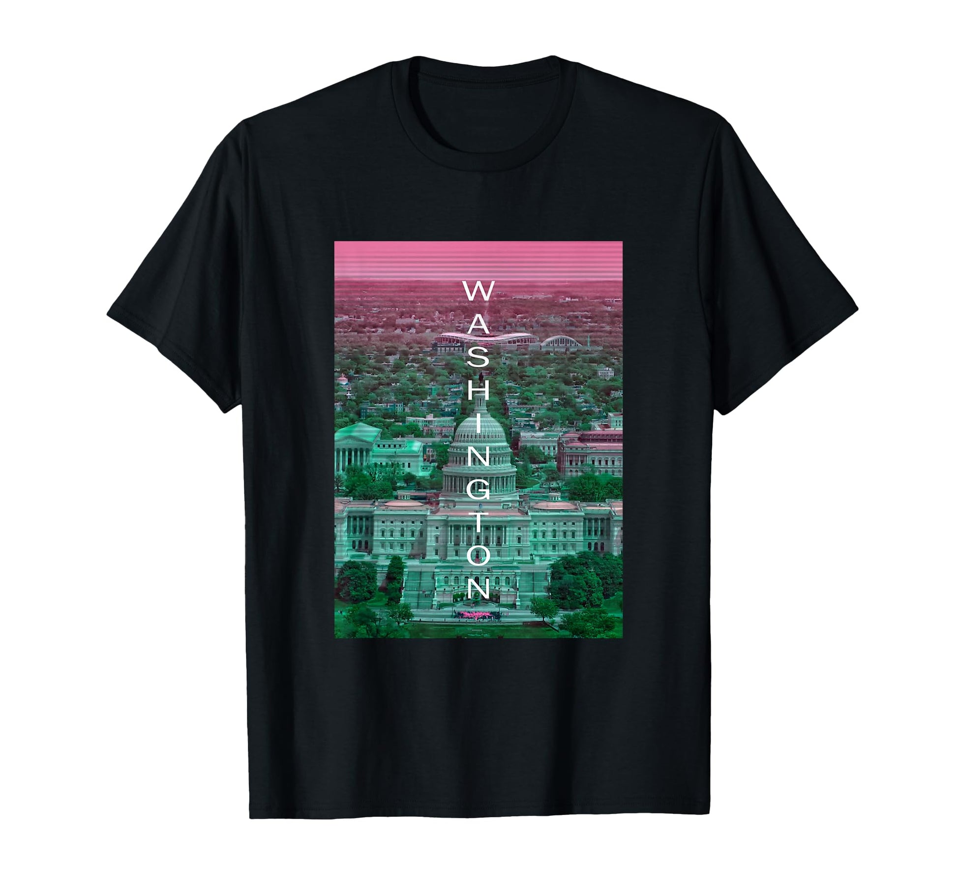 Washington Dc Vaporwave Aesthetic T-Shirt - Streetwear Style Men Women - T-Shirt, Sweatshirt, Hoodie