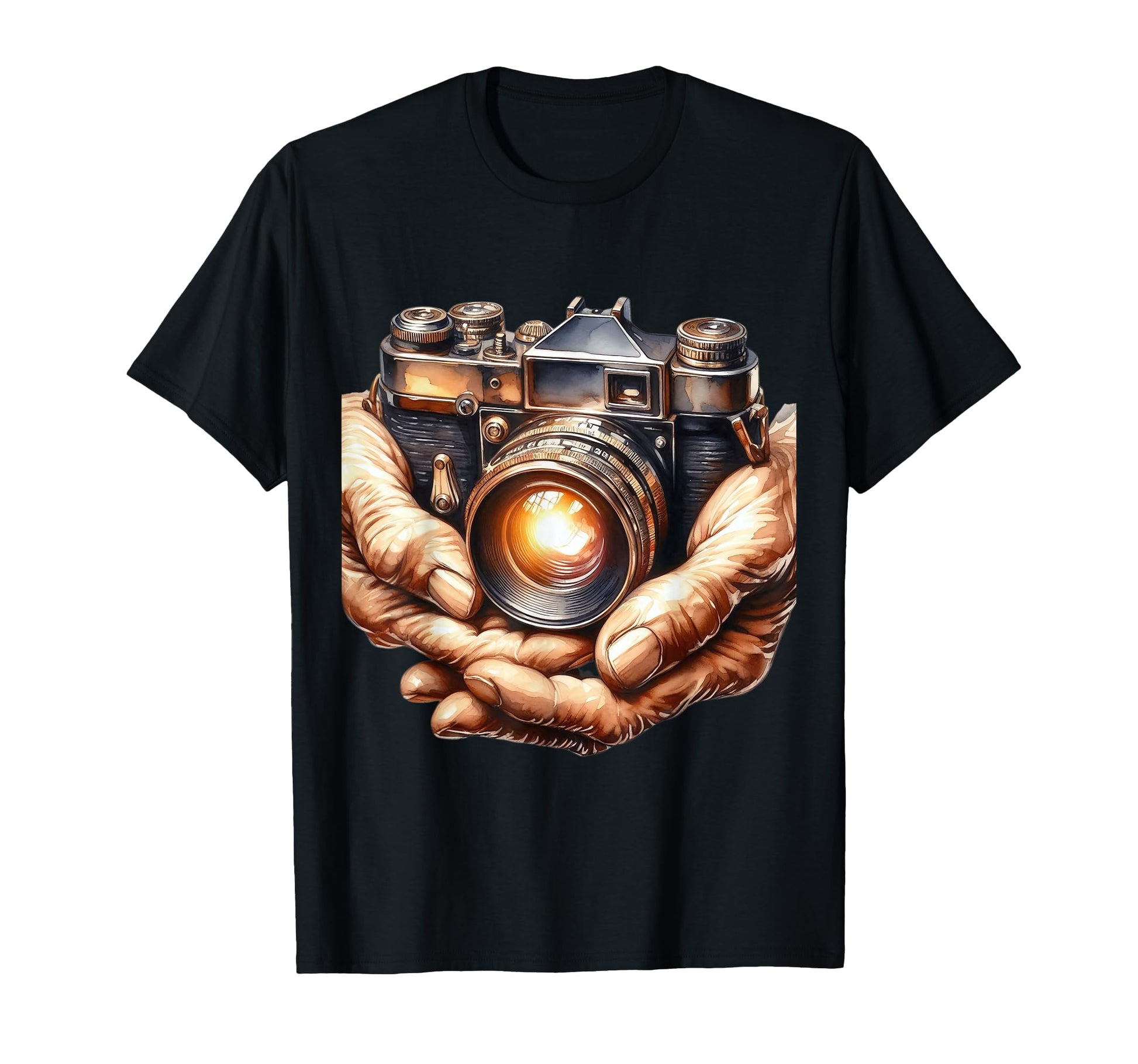 Slr Camera Hand Photojournalist T-Shirt - Streetwear Style Men Women - T-Shirt, Sweatshirt, Hoodie