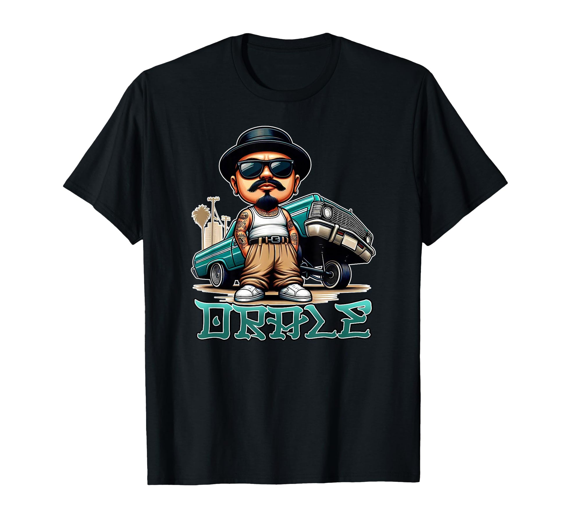 Orale Lowrider Chicano Homie Tattoo T-Shirt - Aesthetic Graphic Unisex - T-Shirt, Sweatshirt, Hoodie