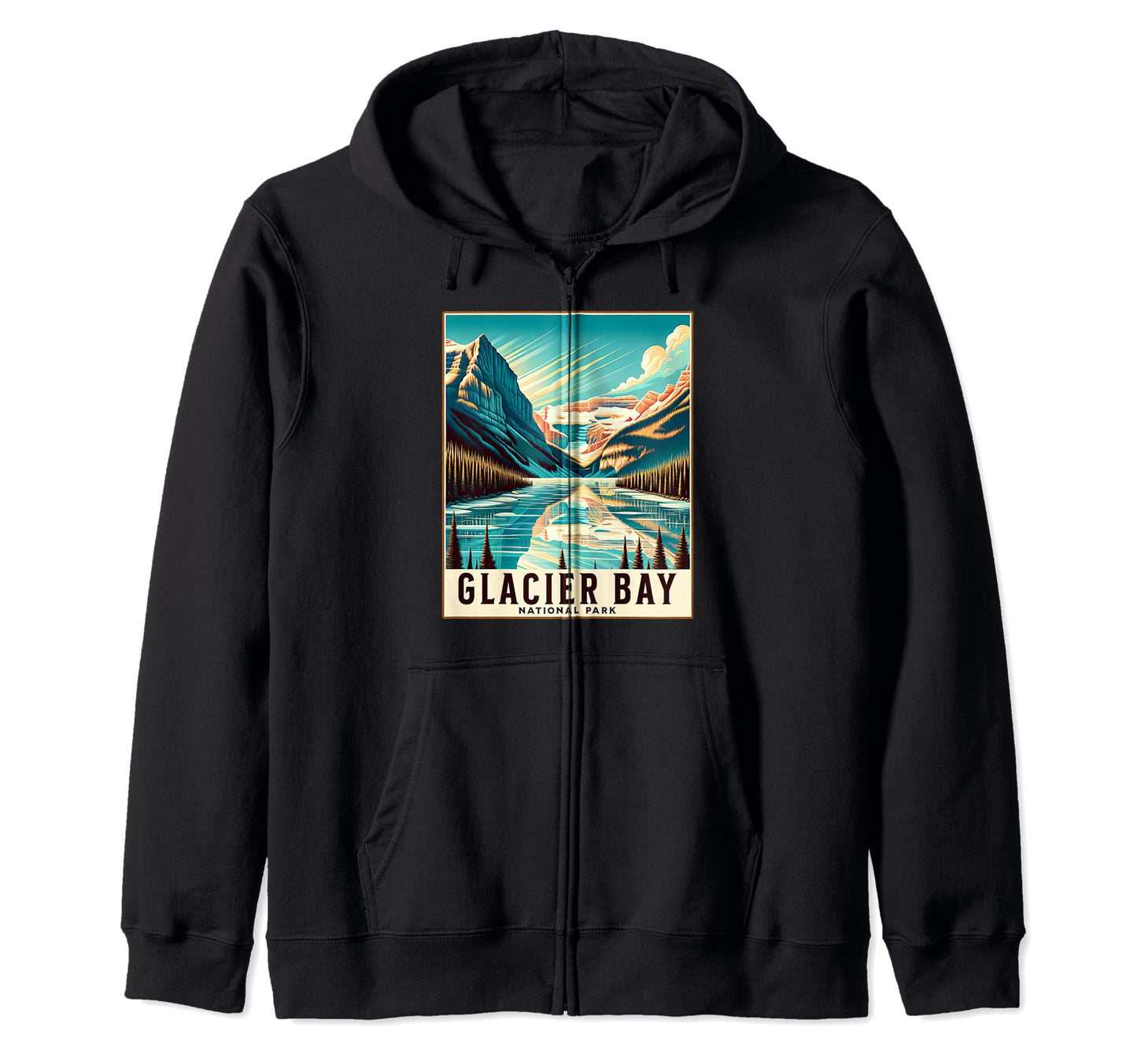 Glacier Bay National Park Alaska Usa T-Shirt - Streetwear Style for Adults - T-Shirt, Sweatshirt, Hoodie