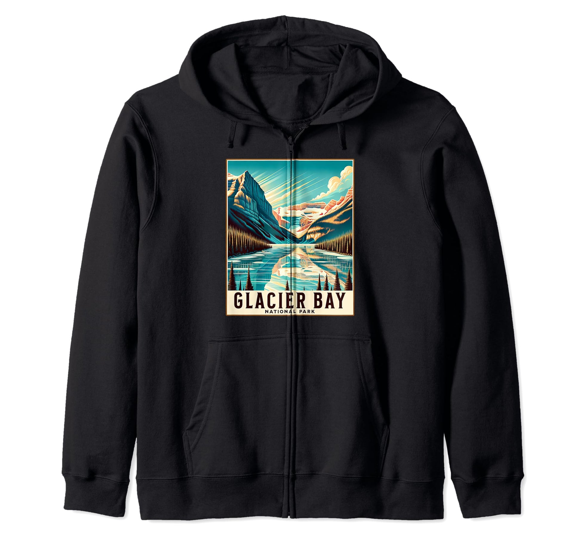 Glacier Bay National Park Alaska Usa T-Shirt - Streetwear Style for Adults - T-Shirt, Sweatshirt, Hoodie