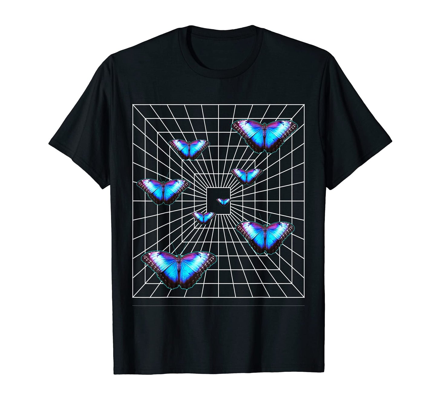 Butterfly Japanese Streetwear 80S 90S T-Shirt - Streetwear Style Men Women - T-Shirt, Sweatshirt, Hoodie