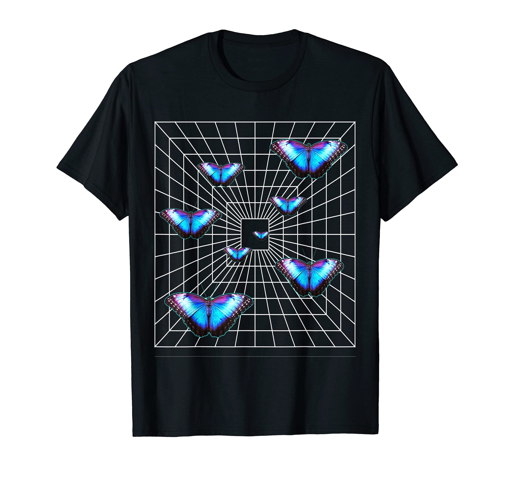 Butterfly Japanese Streetwear 80S 90S T-Shirt - Streetwear Style Men Women - T-Shirt, Sweatshirt, Hoodie