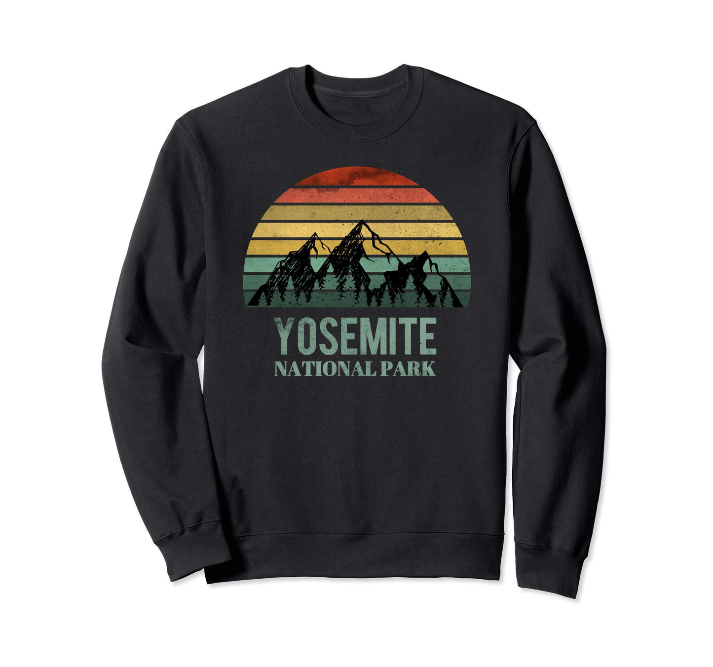 Yosemite National Park Mountain Sweatshirt - Unique Graphic Unisex - T-Shirt, Sweatshirt, Hoodie