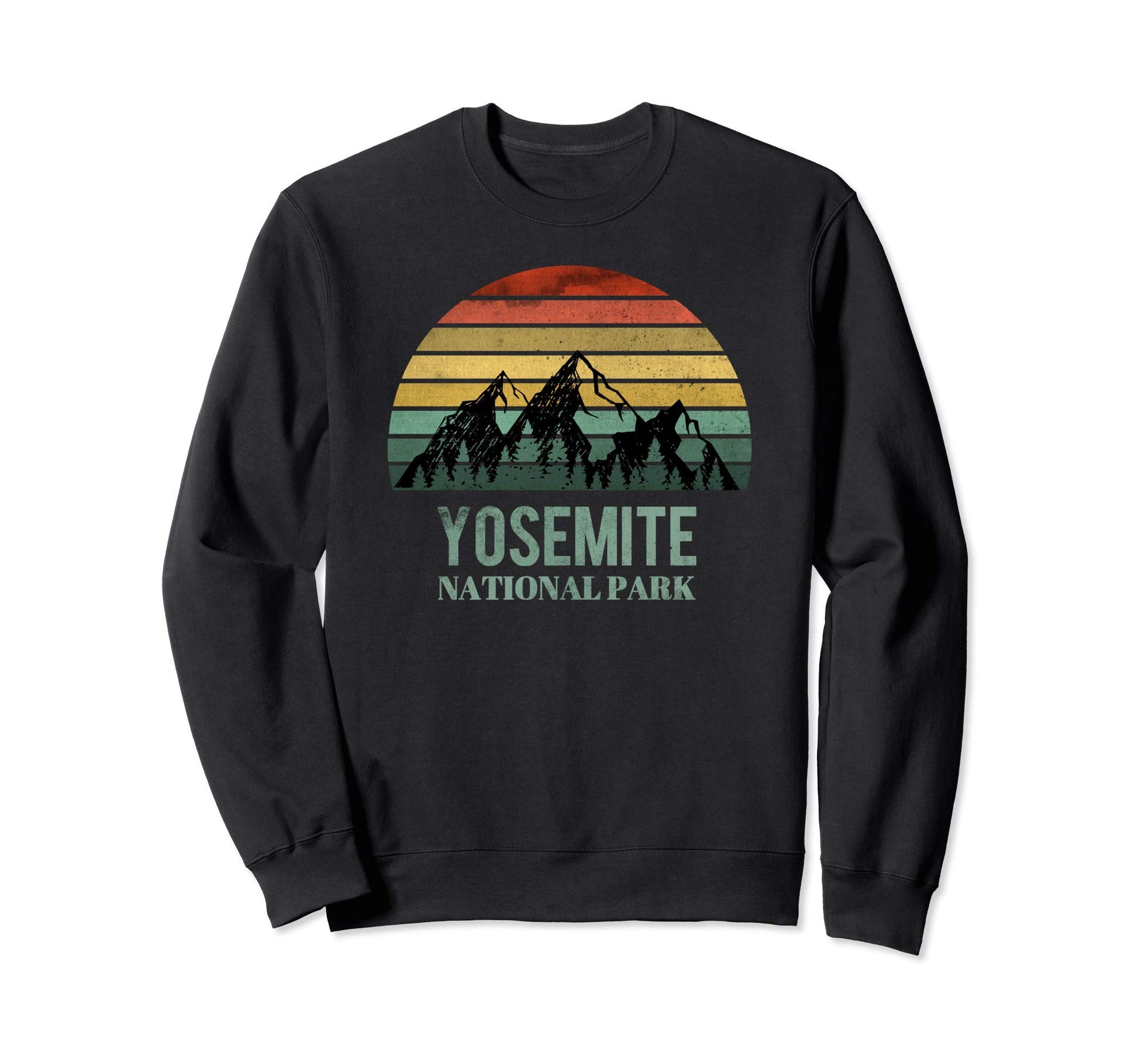 Yosemite National Park Mountain Sweatshirt - Unique Graphic Unisex - T-Shirt, Sweatshirt, Hoodie