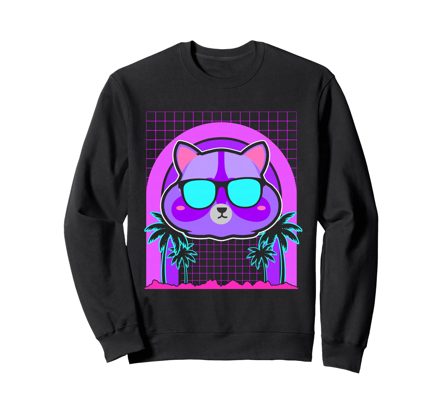 Aesthetic Vaporwave Outfits Koala Sweatshirt - Graphic Print Unisex - T-Shirt, Sweatshirt, Hoodie