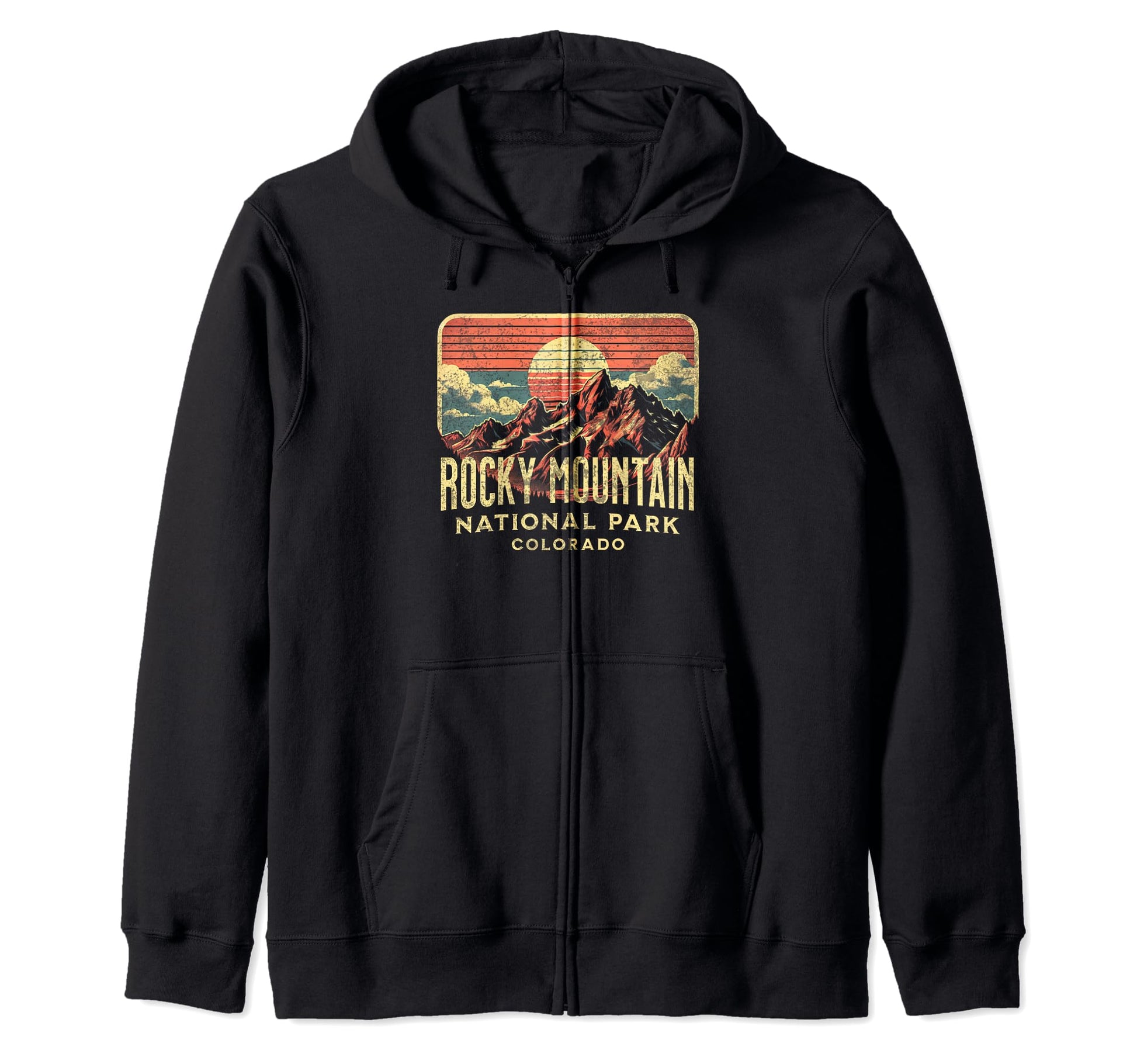 Rocky Mountain National Park Sweatshirt - Fun Novelty Design Unisex - T-Shirt, Sweatshirt, Hoodie