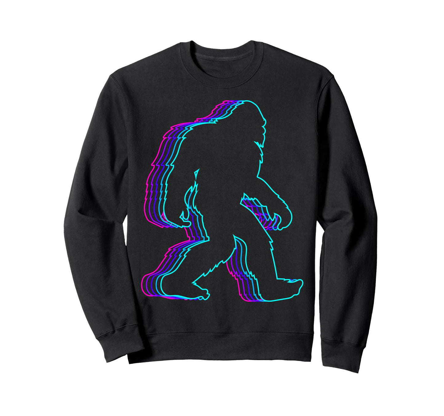 Bigfoot Sasquatch Yeti Vaporwave Sweatshirt - Aesthetic Graphic Unisex - T-Shirt, Sweatshirt, Hoodie
