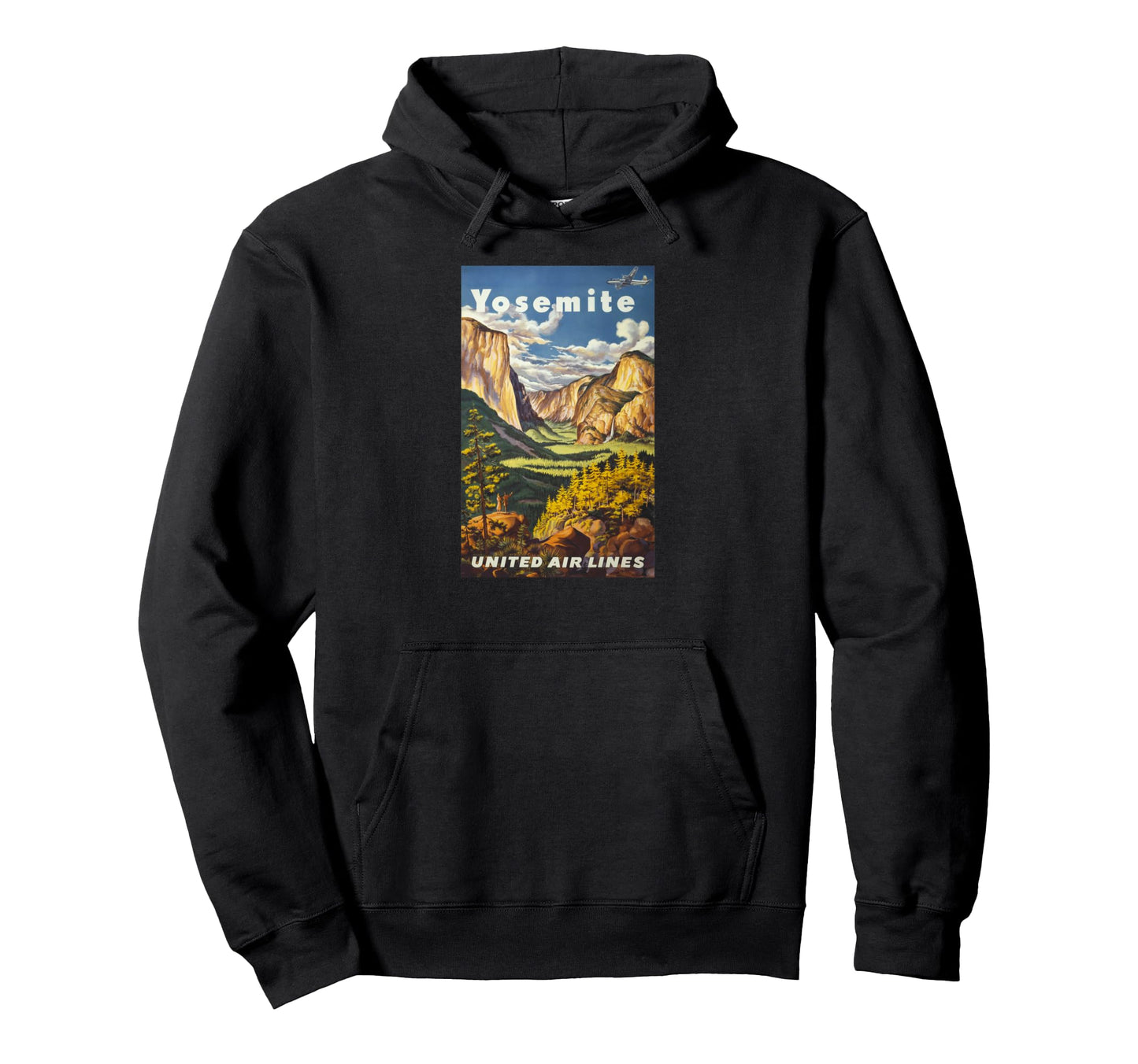 Yosemite National Park Travel California Hoodie - Trendy Graphic Unisex - T-Shirt, Sweatshirt, Hoodie