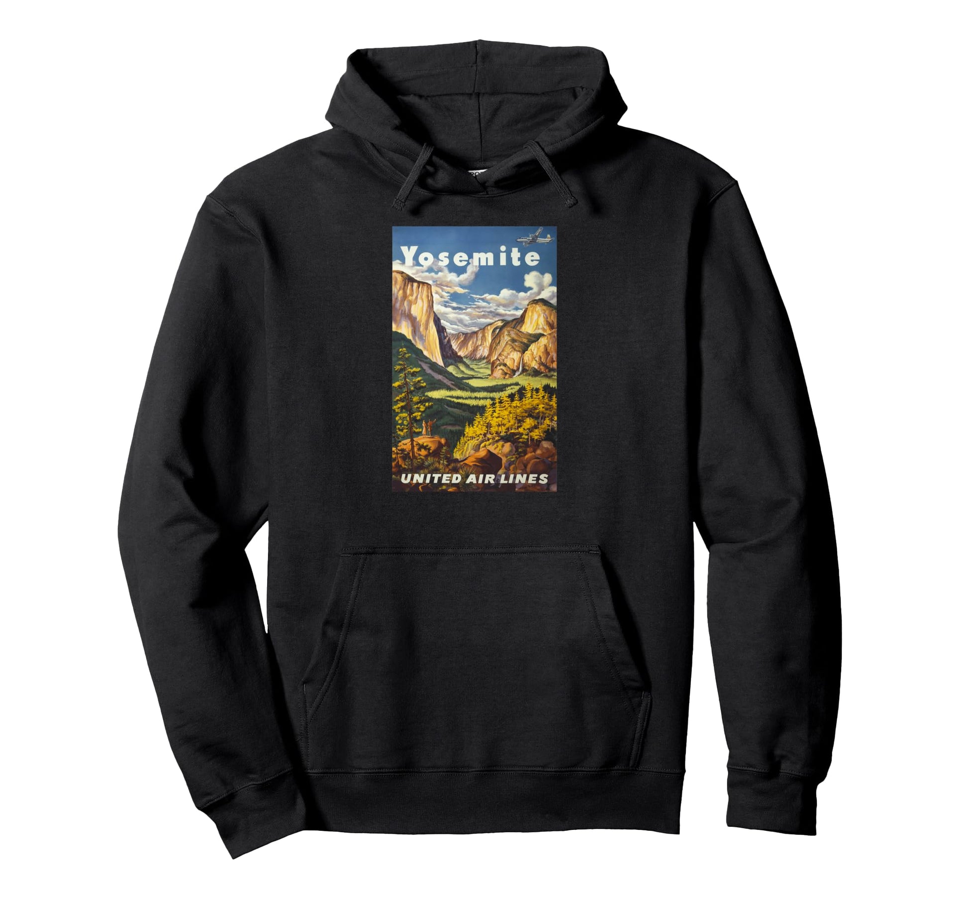 Yosemite National Park Travel California Hoodie - Trendy Graphic Unisex - T-Shirt, Sweatshirt, Hoodie