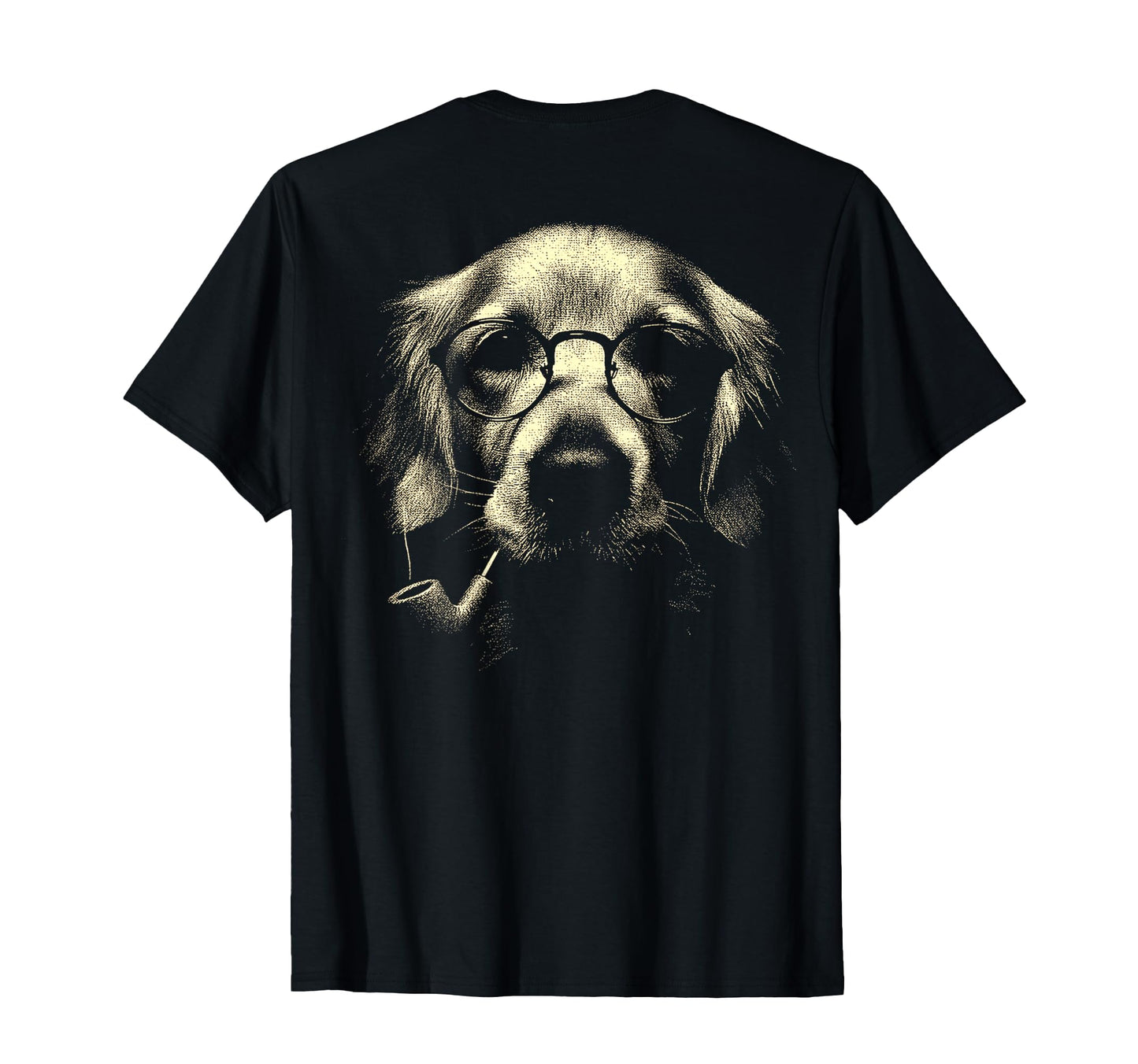 Golden Retriever Glasses Smoking T-Shirt - Streetwear Style for Adults - T-Shirt, Sweatshirt, Hoodie