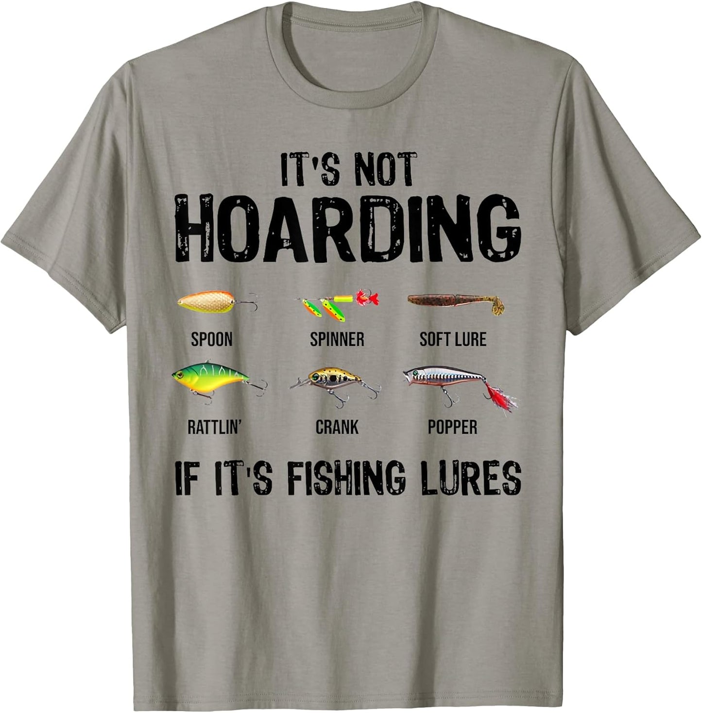 It's Not Hoarding If Fishing Lures By Merch - Adult & Kids T-Shirts, Sweatshirts & Hoodies apparel design preview 1