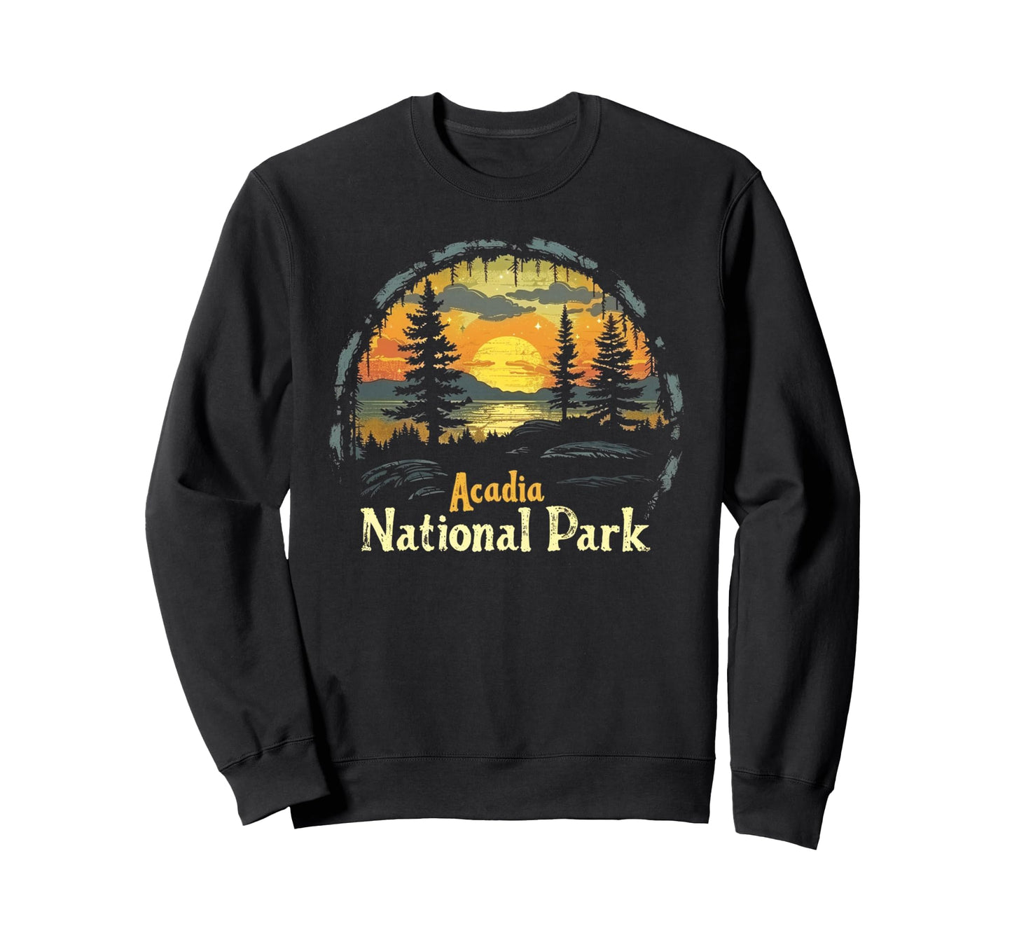 Acadia Us National Park Sweatshirt - Trendy Graphic Unisex - T-Shirt, Sweatshirt, Hoodie