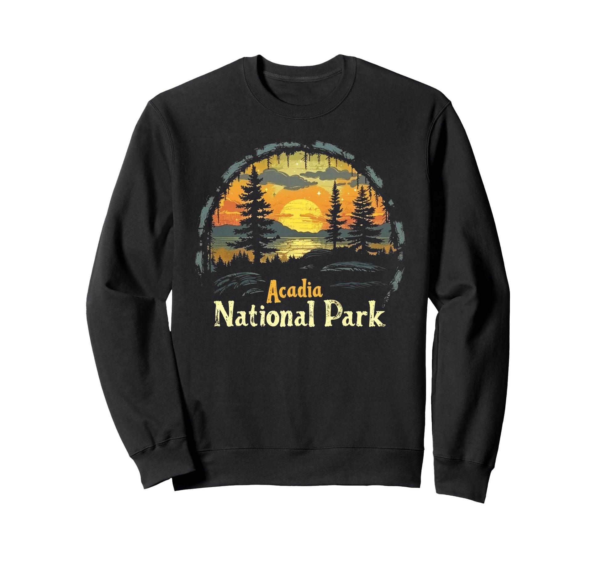 Acadia Us National Park Sweatshirt - Trendy Graphic Unisex - T-Shirt, Sweatshirt, Hoodie