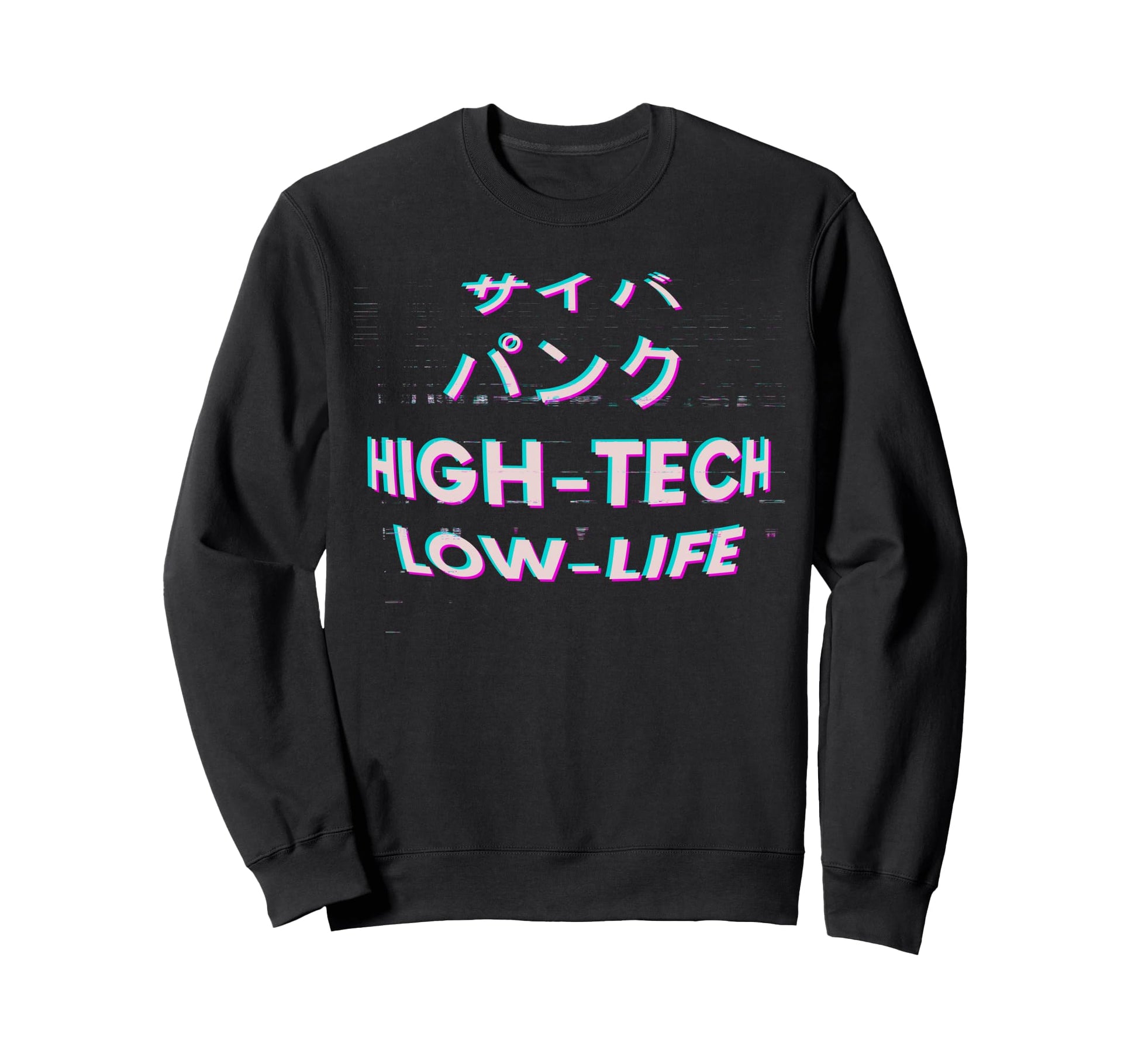 Cyberpunk Japanese Hi Tech Low Sweatshirt - Custom Art Print for Adults - T-Shirt, Sweatshirt, Hoodie