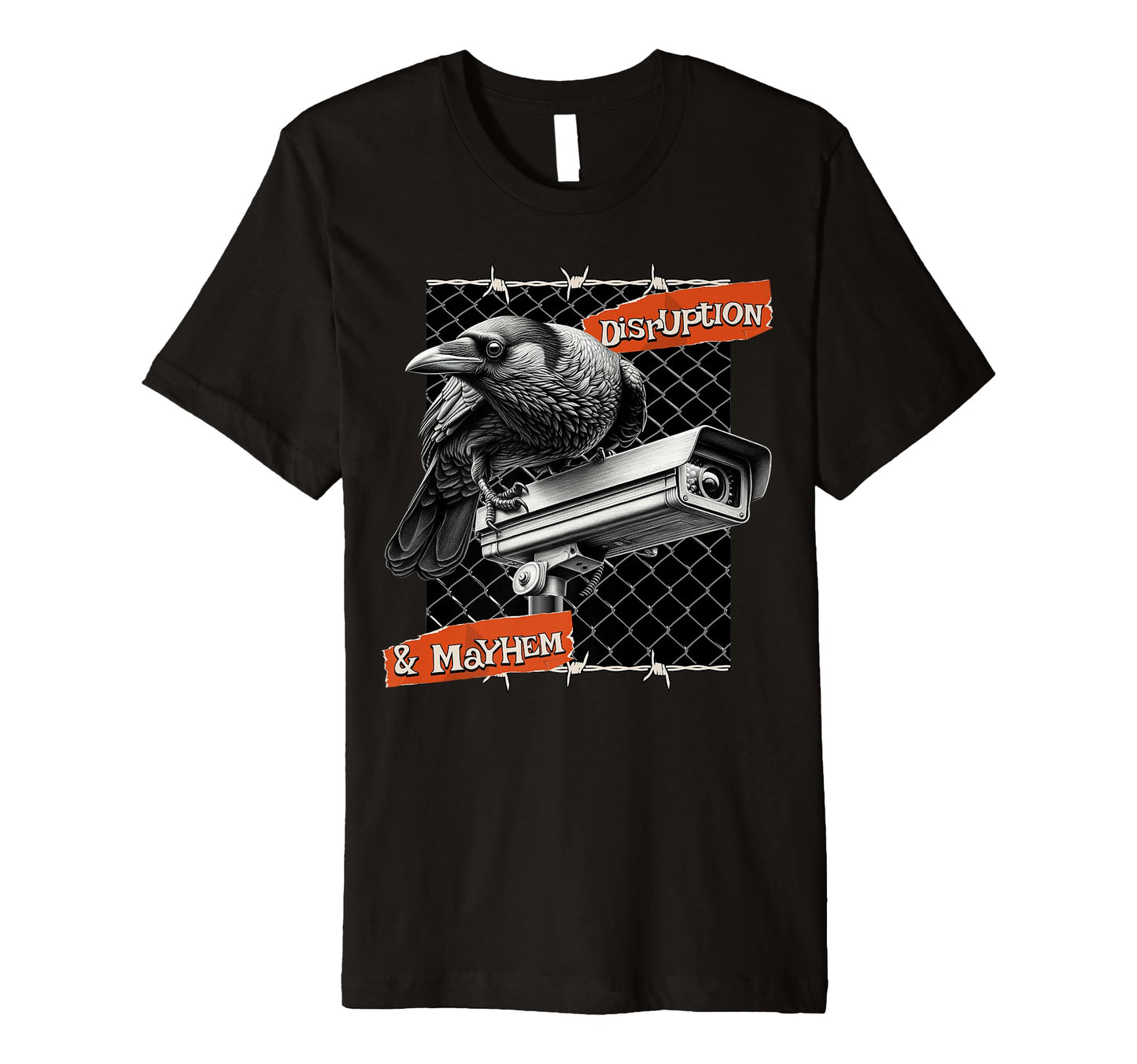 Bird And Security Camera Lovers T-Shirt - Fun Novelty Design Men Women - T-Shirt, Sweatshirt, Hoodie