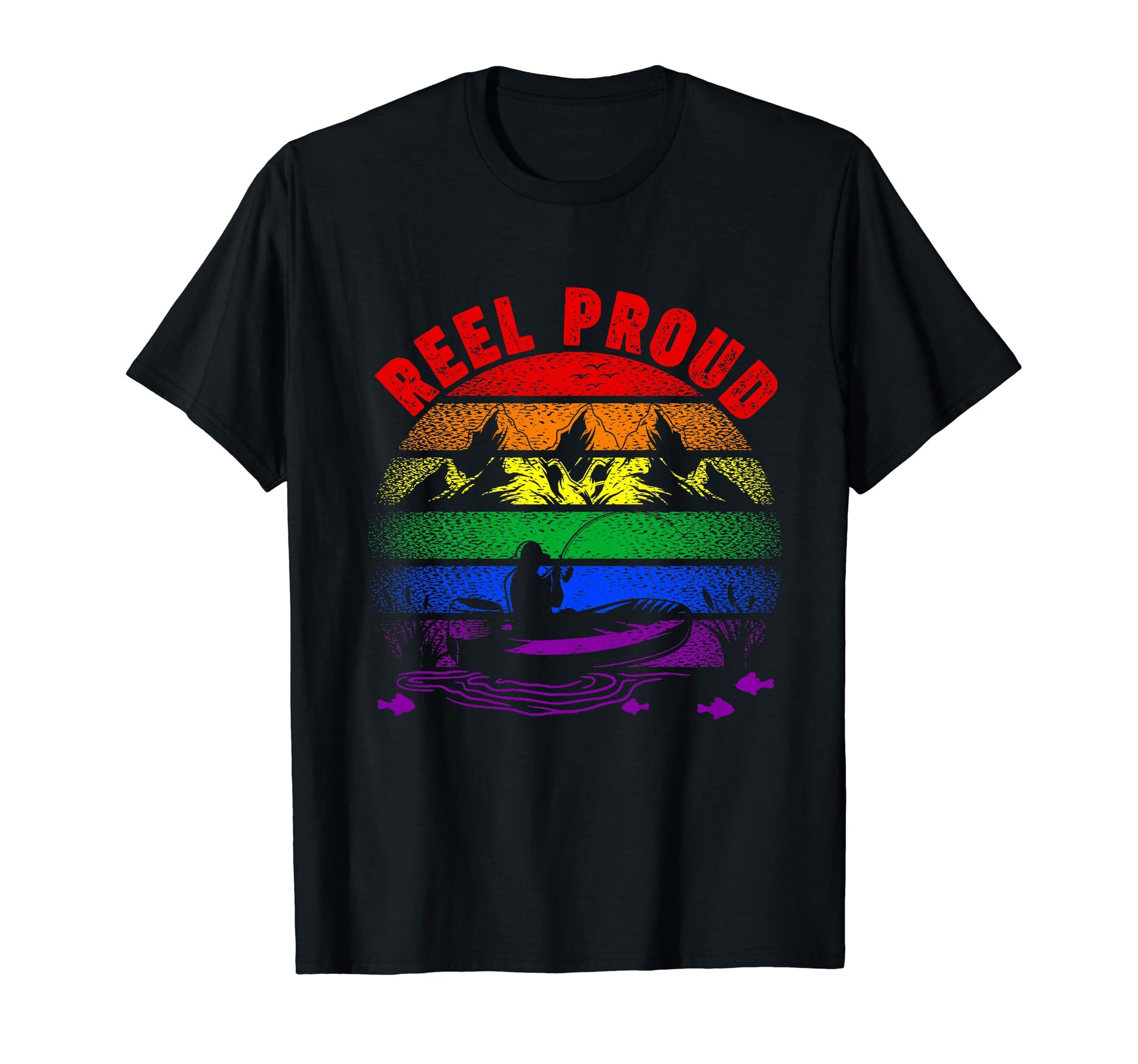Fisherman Angler Gay Lgbtq Pride T-Shirt - Aesthetic Graphic Men Women - T-Shirt, Sweatshirt, Hoodie