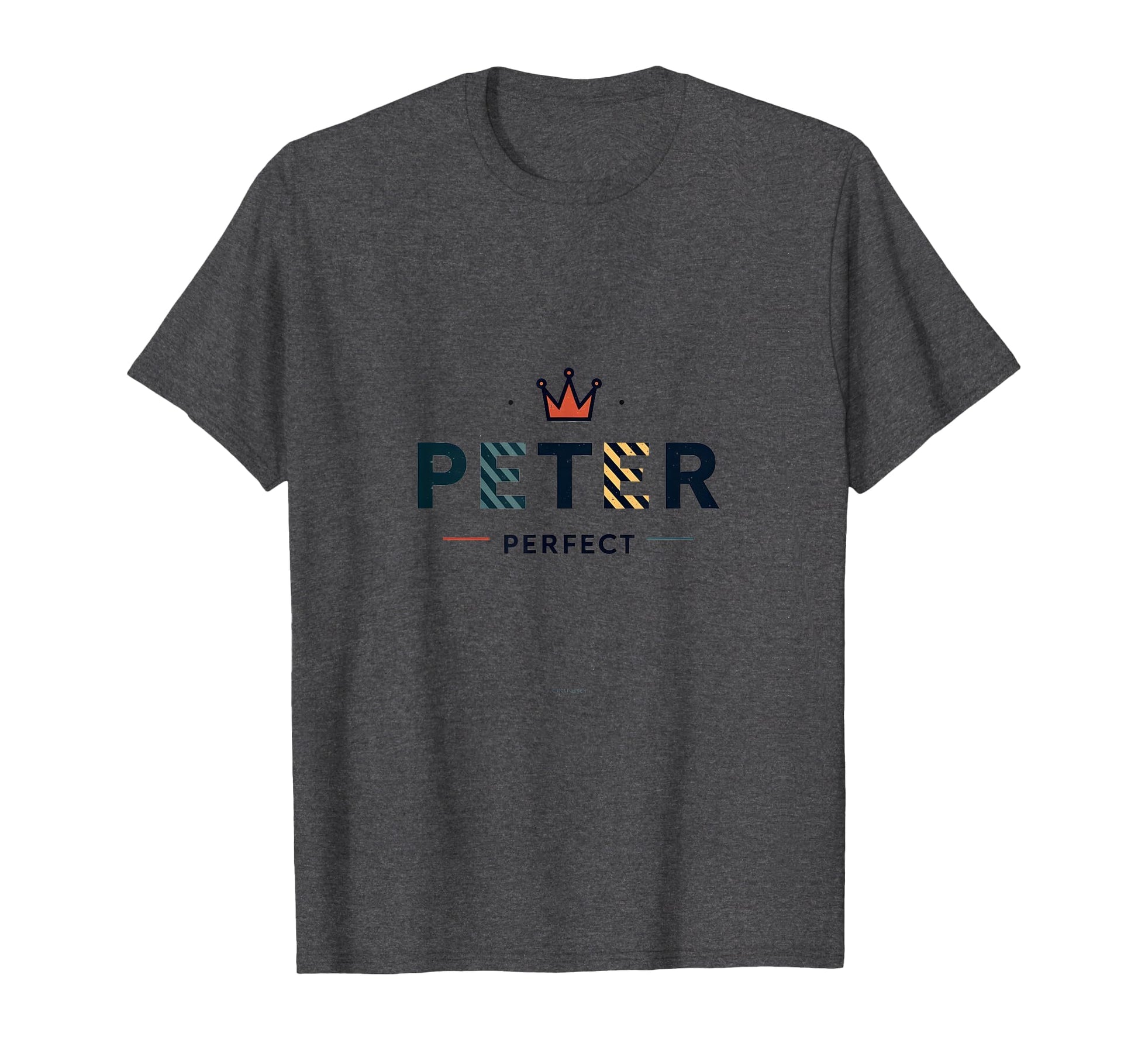 Peter Peter Royal Crown Typography Art T-Shirt - Unique Graphic Men Women - T-Shirt, Sweatshirt, Hoodie